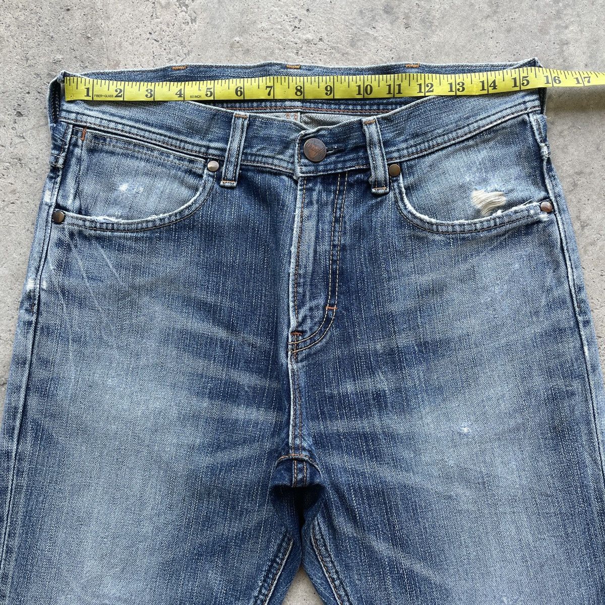 Vintage Vintage Wrangler BOOTCUT Distressed Faded FLARE Jeans Pants Size US 31 - 5 Thumbnail