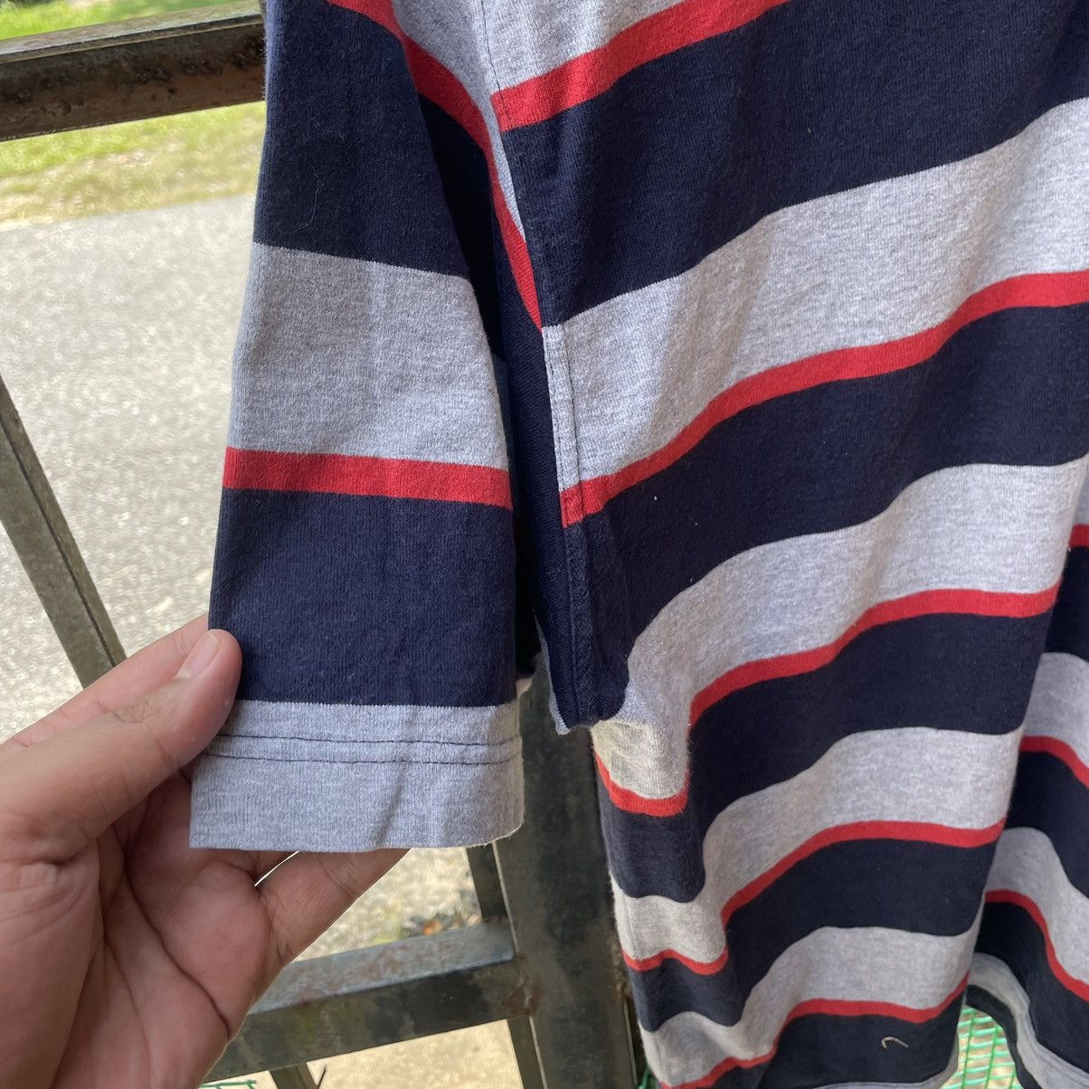 Pepsi × Vintage 🔥🔥Vintage 90s PEPSI Striped Polos Shirts Size US L / EU 52-54 / 3 - 6 Thumbnail