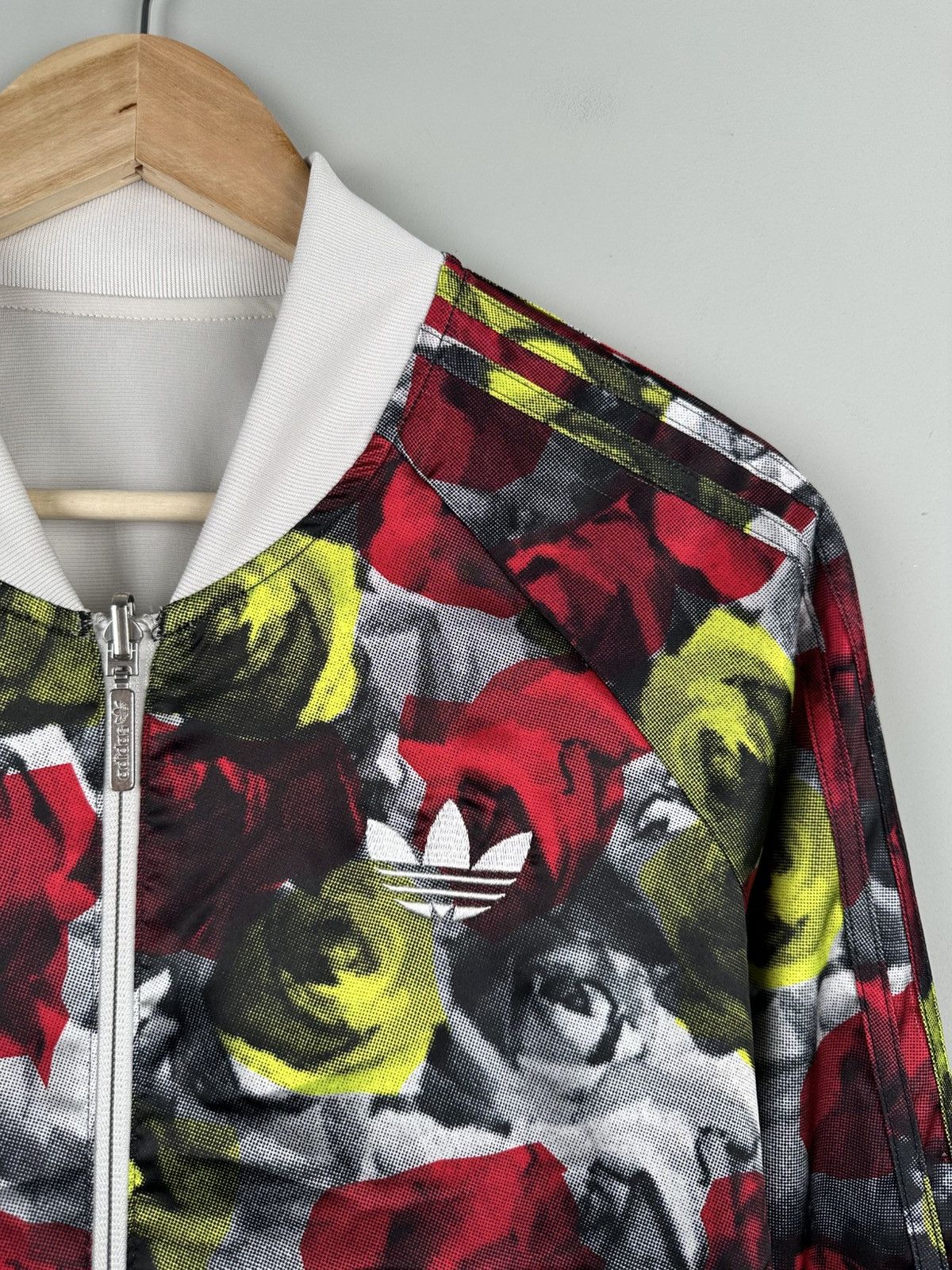 Adidas Adidas Rose Print Track Top Jacket Size M / US 6-8 / IT 42-44 - 9 Thumbnail