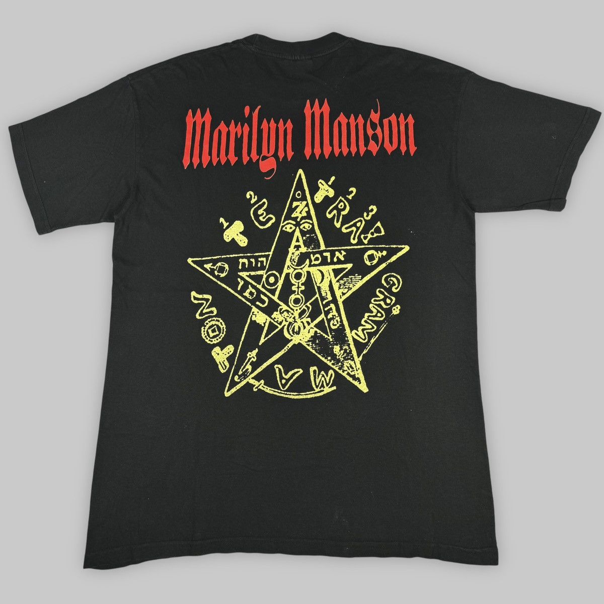 Vintage 90s Marilyn Manson Logo Star Turbogadget T Shirt
