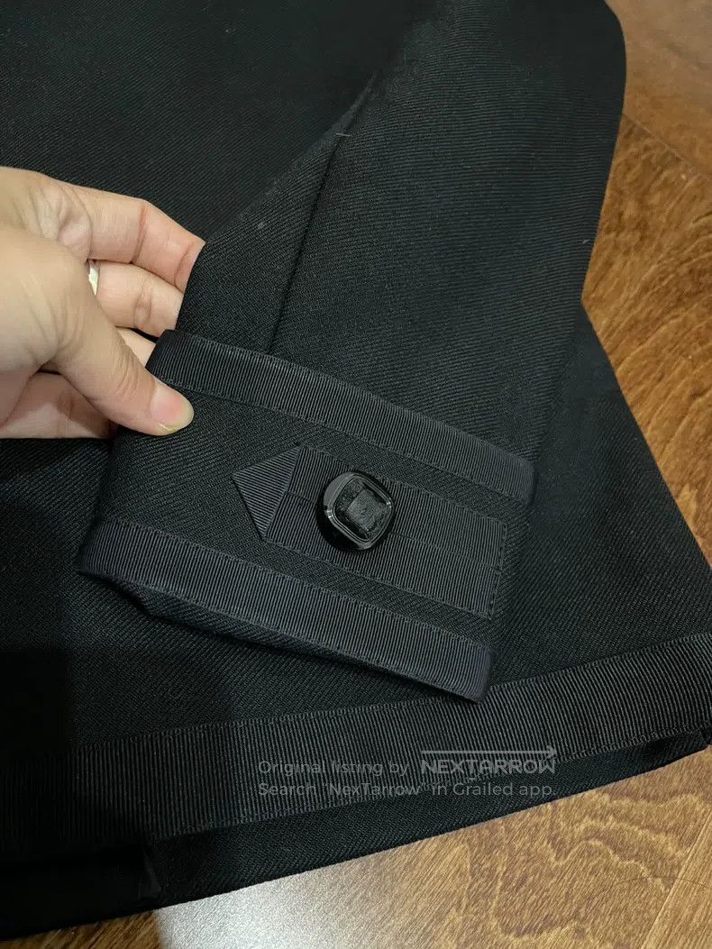 Valentino Valentino Black Double wool slanted Size S / US 4 / IT 40 - 4 Thumbnail