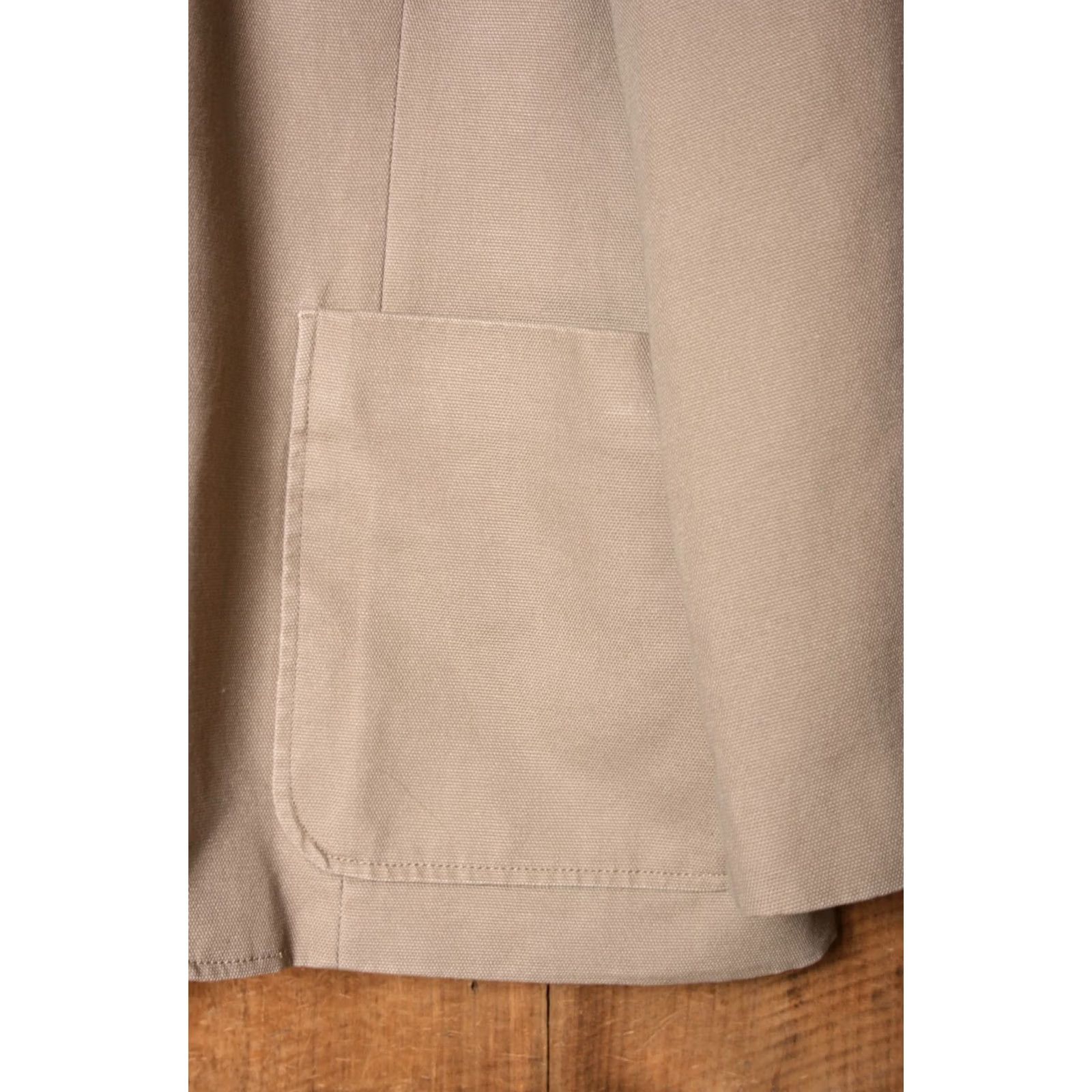 Vintage DULUTH Tan Canvas Blazer Presentation Jacket XL Men Button Closure Blazer Jacket Size 46R - 3 Thumbnail