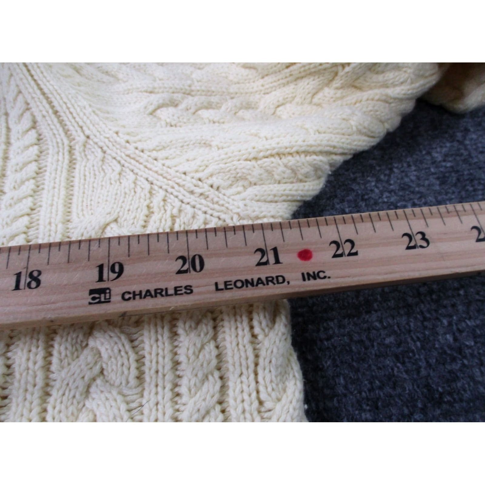 Polo Ralph Lauren Ralph Lauren Sweater Womens L Yellow Cable Knit Fisherman Heavy Preppy Classic Size L / US 10 / IT 46 - 5 Thumbnail