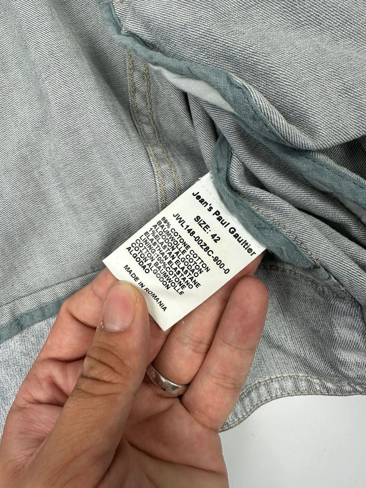 Jean Paul Gaultier Jean Paul Gautier 00’s Silver Short Crop Trench Coat Jacket Size M / US 6-8 / IT 42-44 - 10 Thumbnail
