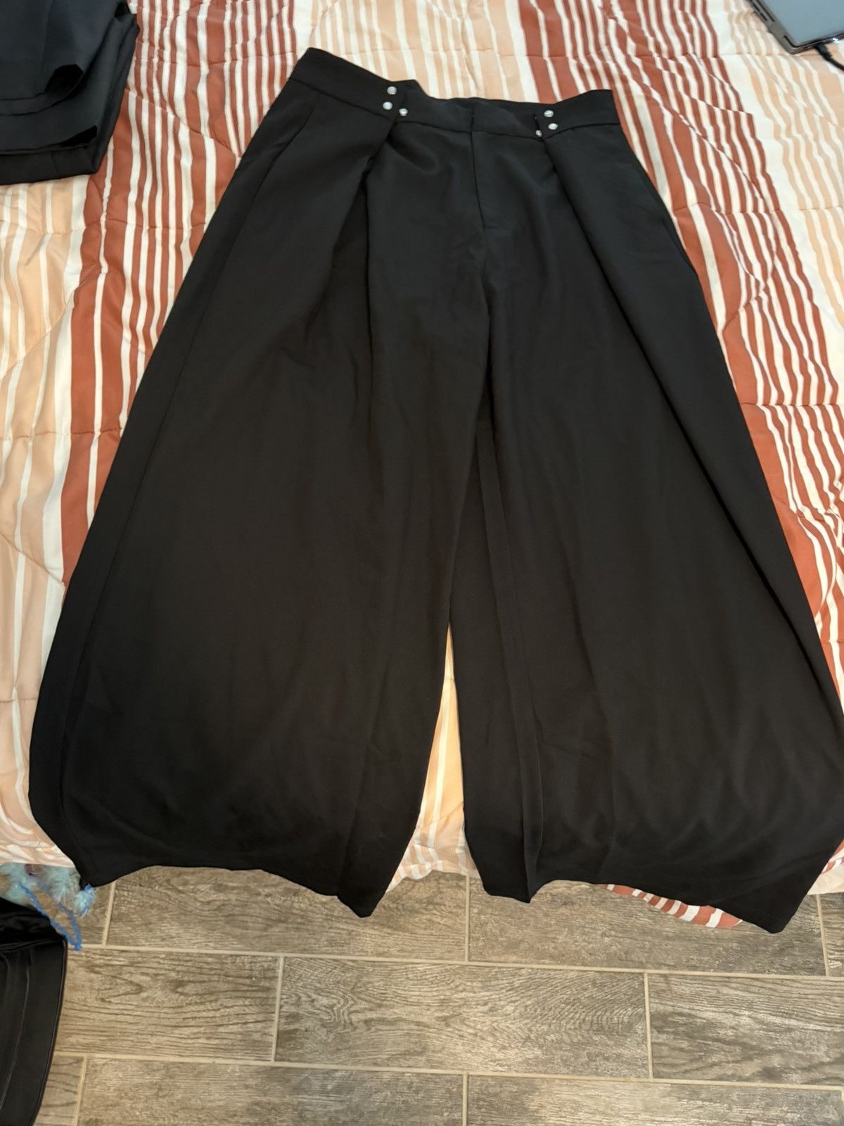 パンツ Basketcase Gallery Caldwel slacks 30 CALDWELL, pinstripe