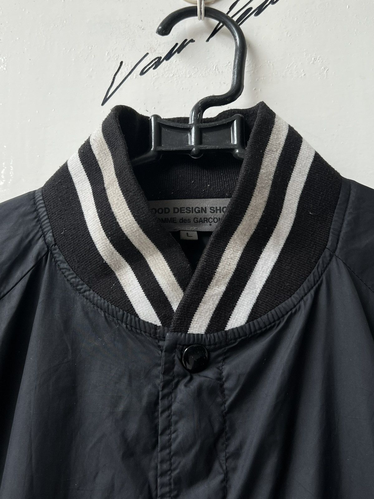 Comme des Garcons CDG COMME des GARCONS Black Varsity Jacket Size US L / EU 52-54 / 3 - 5 Thumbnail