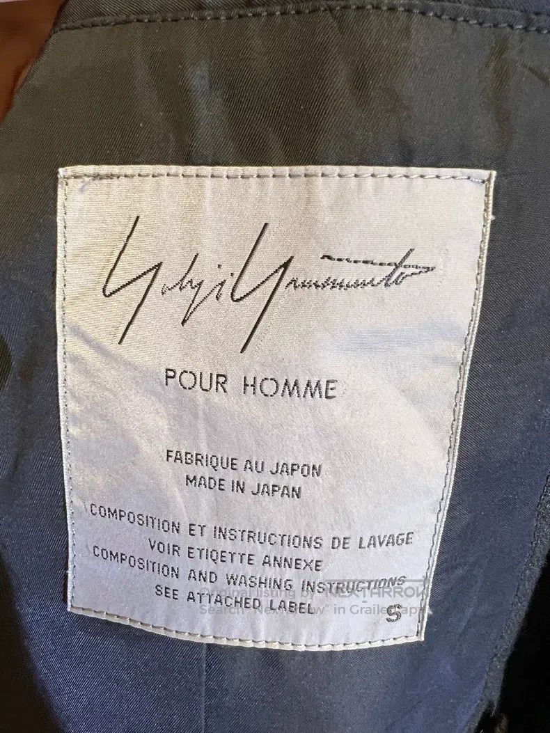 Yohji Yamamoto Yohji Yamamoto Double-breasted silk-blend silhouette jacke Size US S / EU 44-46 / 1 - 8 Thumbnail