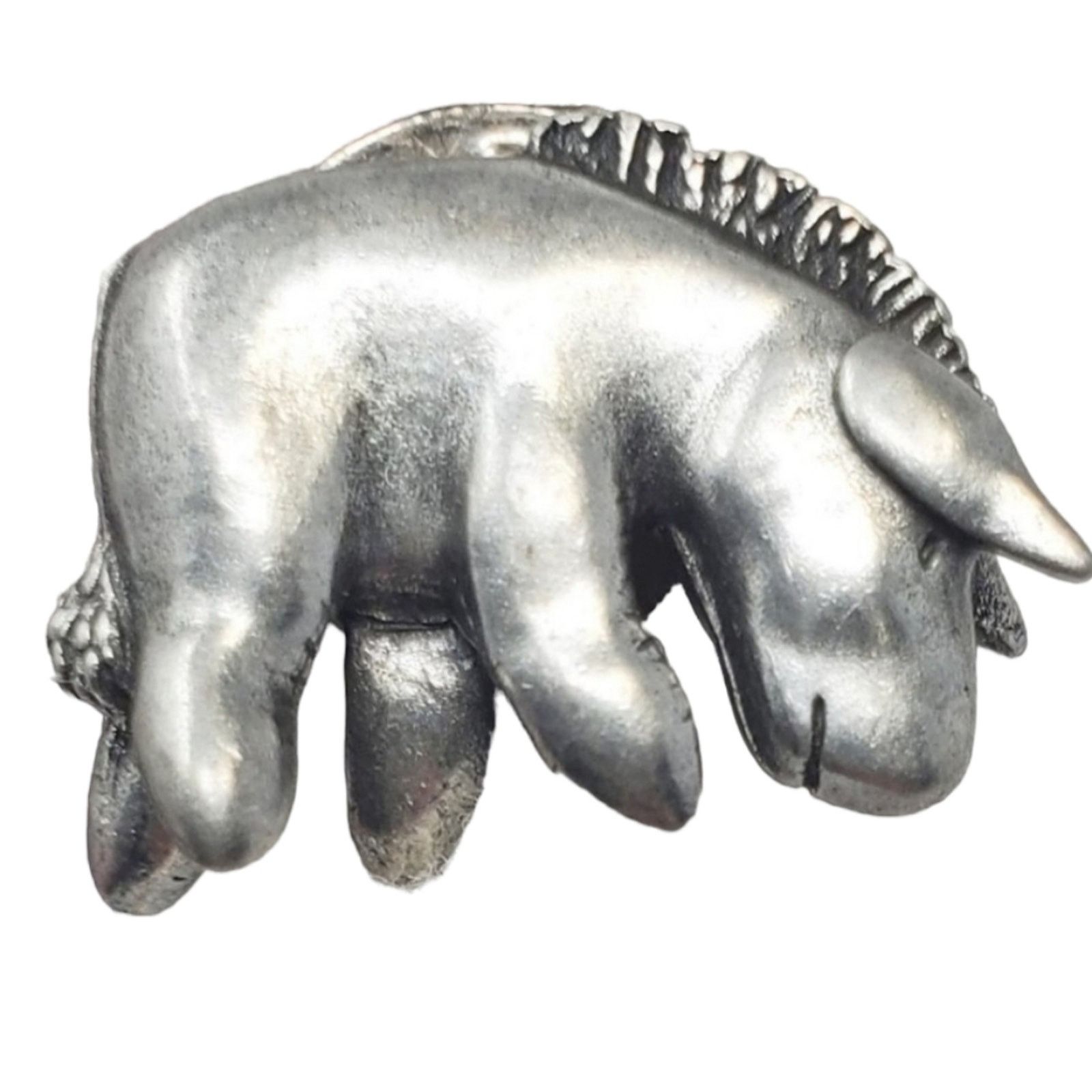 Disney Disney Classic Winnie the Pooh Eeyore Silver Brooch - VTG Size ONE SIZE - 1 Thumbnail
