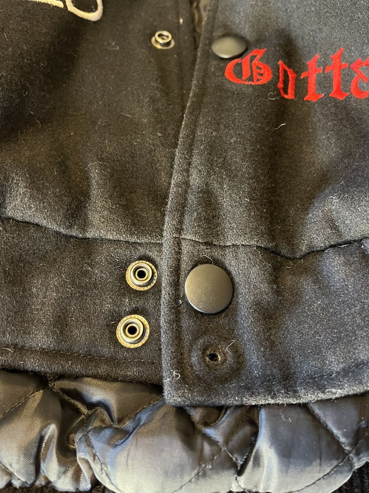 Vintage Y2K 2002 Star Co Unrestricted Apparel Varsity Bomber Jacket Size US XXL / EU 58 / 5 - 5 Thumbnail