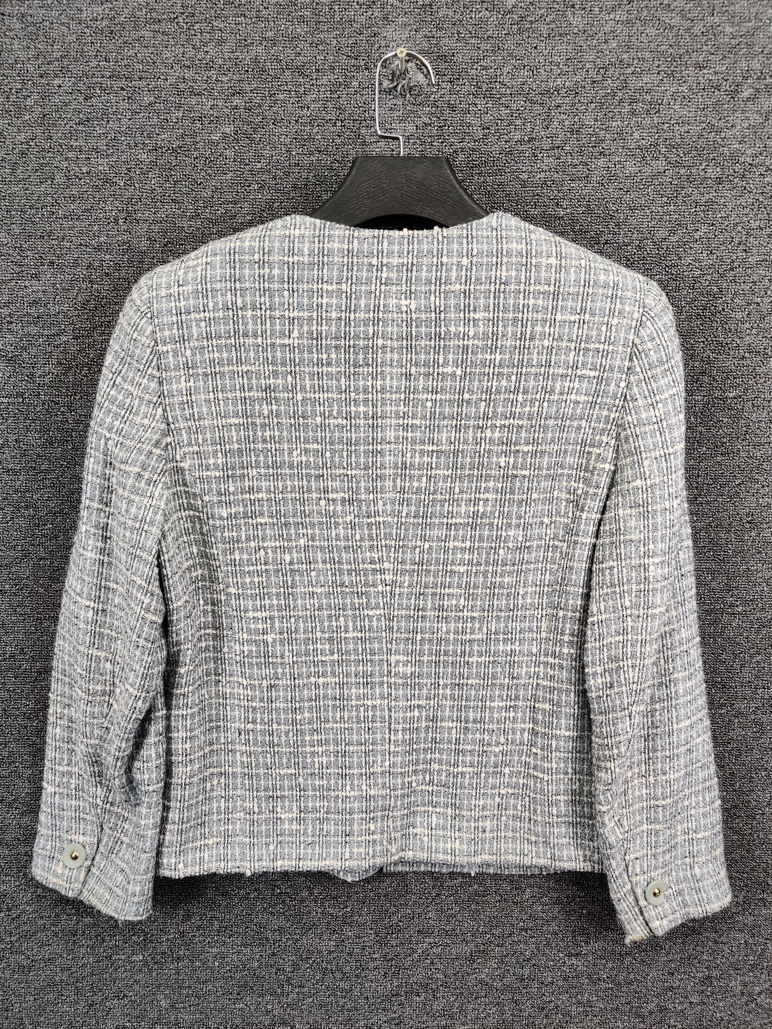 Burberry Vintage Burberrys Wool Tweed Button Jacket Size US M / EU 48-50 / 2 - 4 Thumbnail