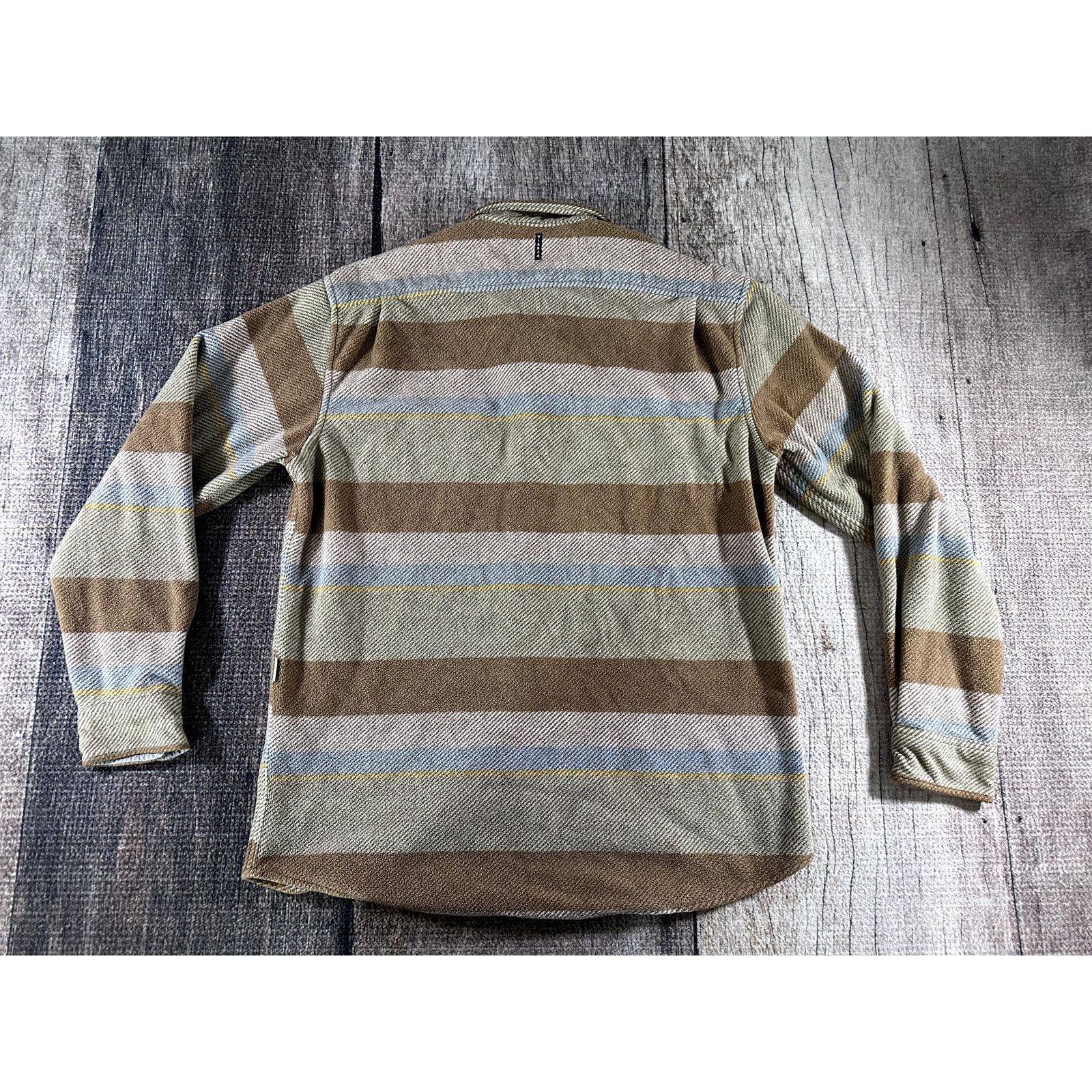 Vissla Vissla Eco-Zy Polar Flannel Men's Striped Shacket Large Size US L / EU 52-54 / 3 - 8 Thumbnail
