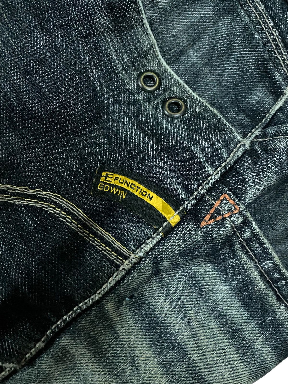 Edwin Vtg Edwin E-Function Mud Wash Camo Lining Ripped Baggy Jeans Size US 36 / EU 52 - 15 Thumbnail