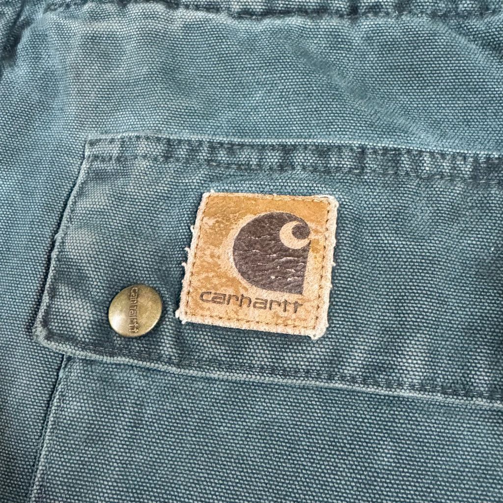 Carhartt Vintage MADE IN USA Carhartt Work Coat Green Barn Jacket Size US L / EU 52-54 / 3 - 4 Thumbnail
