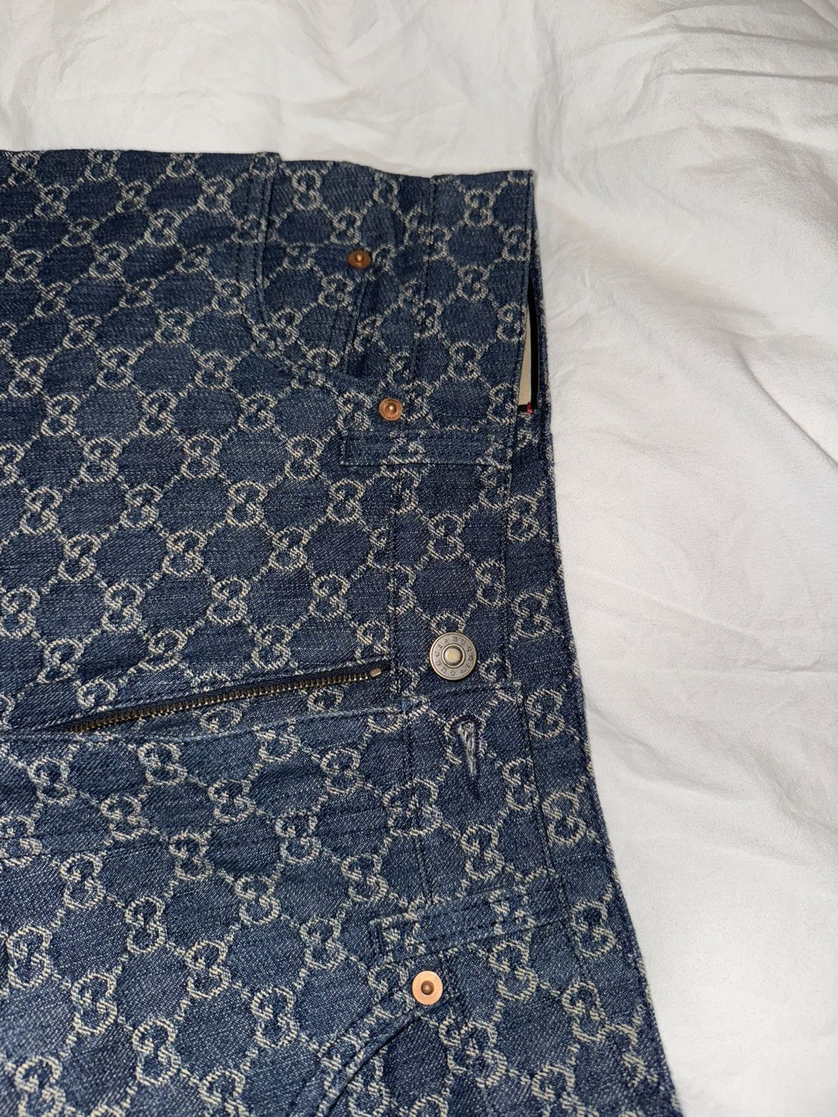 Gucci Gucci Eco Washed GG Denim Pants Size US 32 / EU 48 - 3 Thumbnail