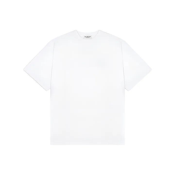Tシャツ・カットソー BALENCIAGA Men T-shirt White 787349TRVU5 9081 Balenciaga BALENCIAGA Men T-Shirts 787349TRVU5 9081 WHITE