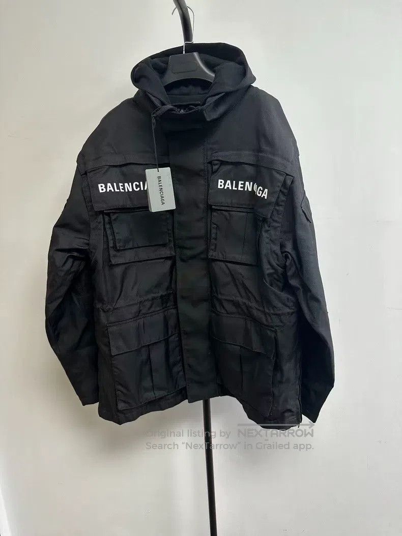 Balenciaga Balenciaga Letter Pocket Long Sleeve Jacket Size US M / EU 48-50 / 2 - 1 Thumbnail