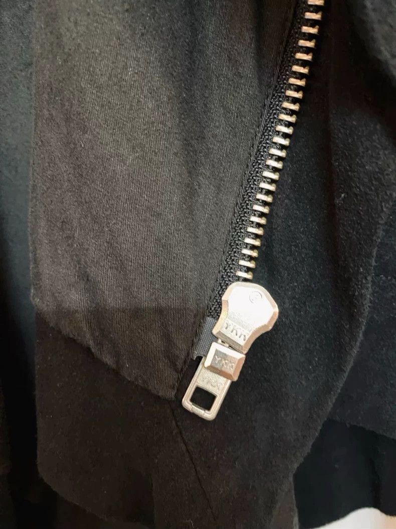 Rick Owens Rick Owens Black lambskin dovetail standing collar biker j Size XS / US 0-2 / IT 36-38 - 2 Thumbnail