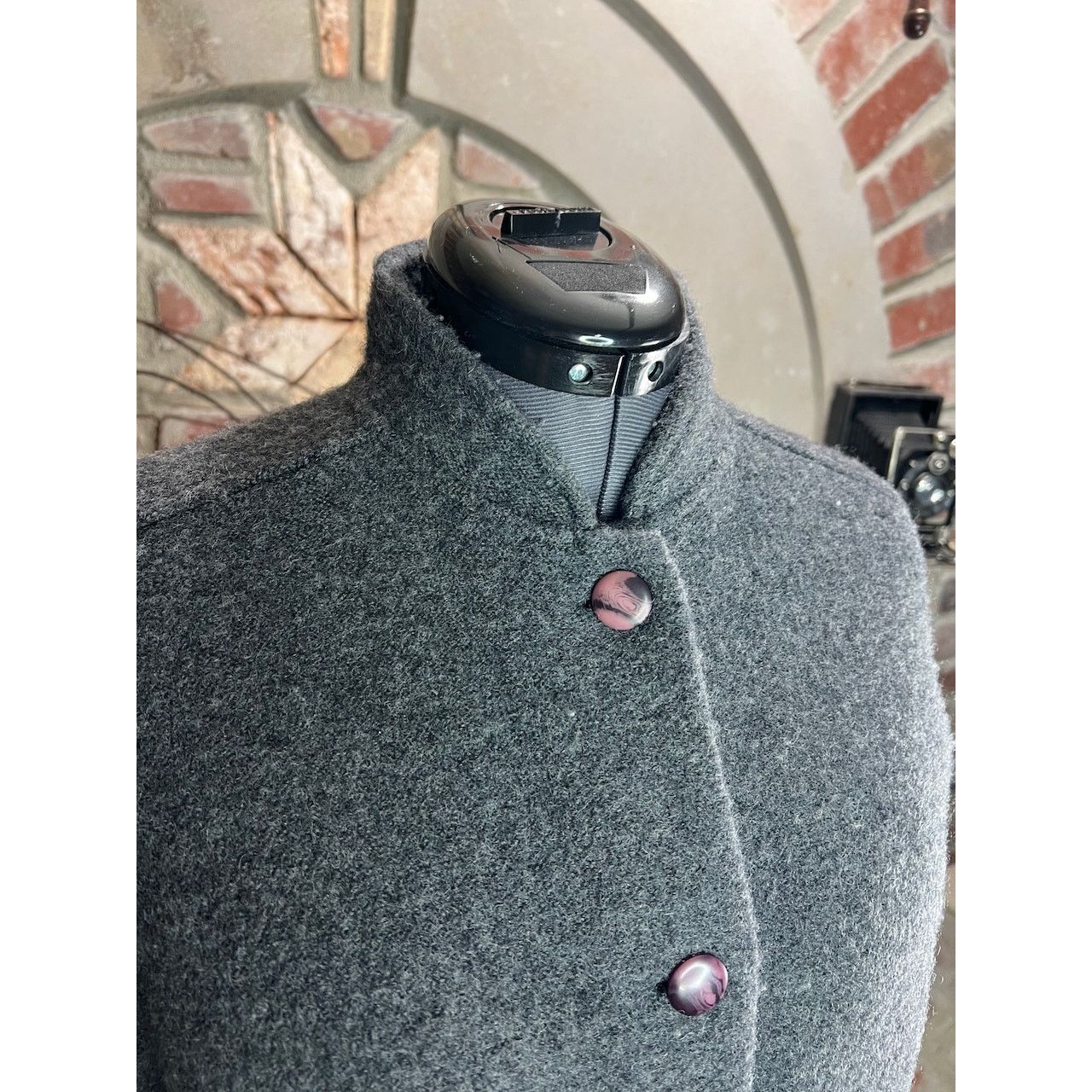 Norm Thompson Norm Thompson coat wool patch pockets gray Size L / US 10 / IT 46 - 3 Thumbnail