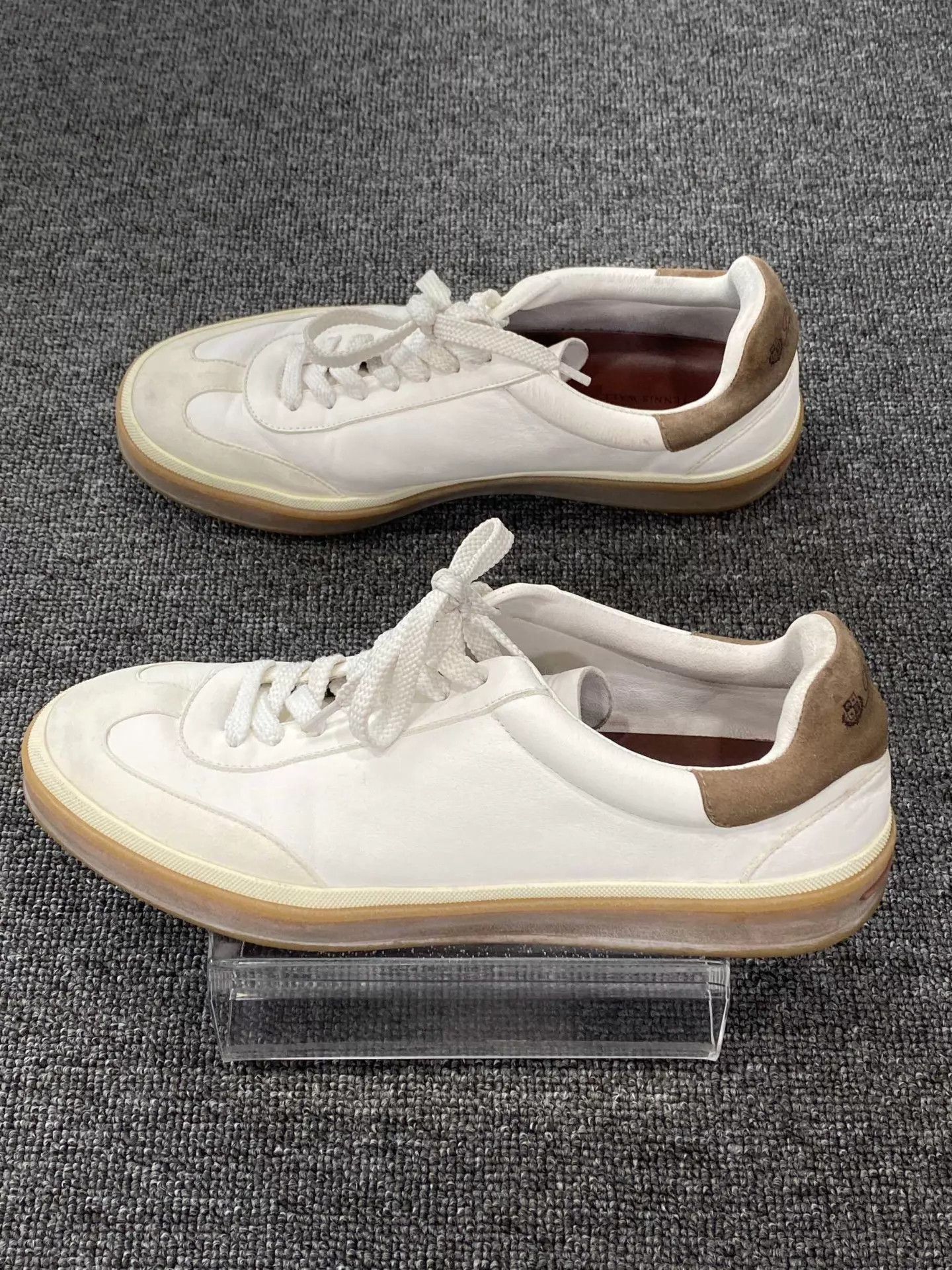 Loro Piana LP White Sneaker Size 40 Size US 9.5 / EU 42-43 - 3 Thumbnail