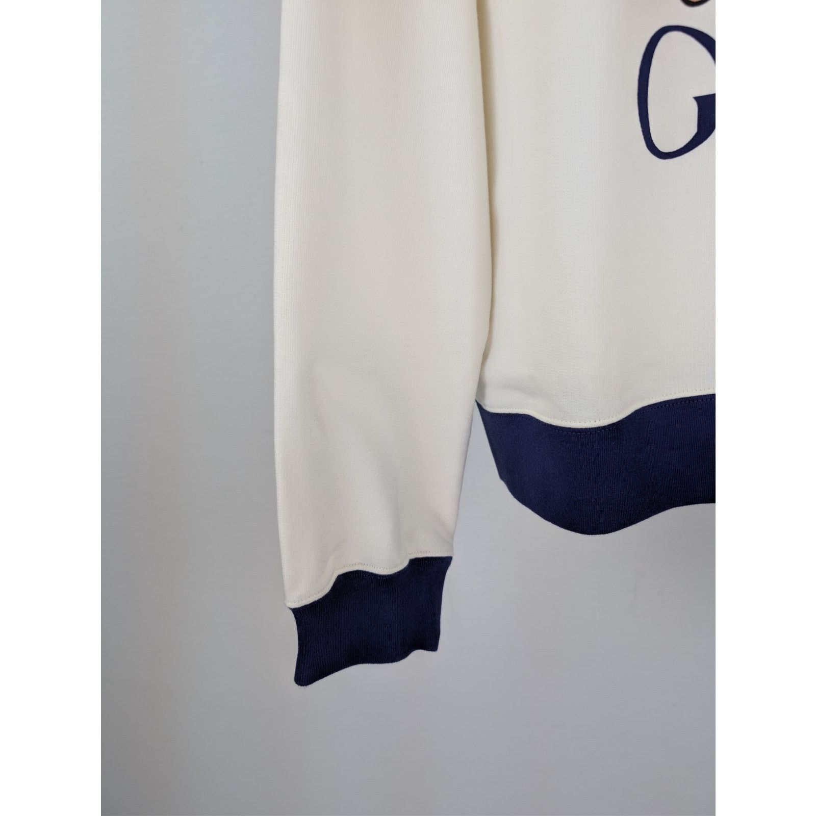 Gucci o1rshd1 Medium Felted Cotton Jersey Long Sleeve Sweatshirt Size US XL / EU 56 / 4 - 5 Thumbnail