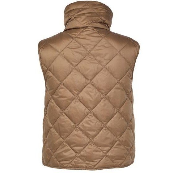 Max Mara MAX MARA Sleeveless Brown Puffer Vest Jacket New & Authentic Size XXS / US 00 / IT 34 - 2 Thumbnail