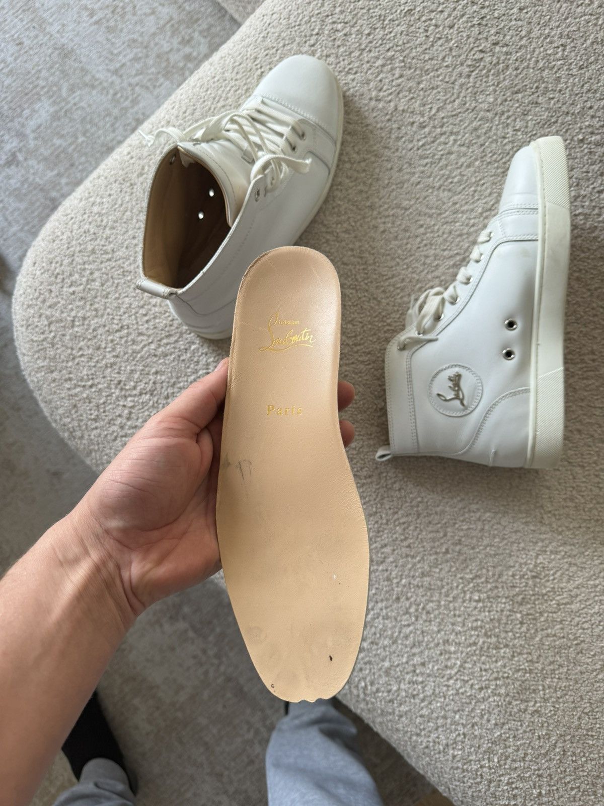 Christian Louboutin Christian louboutin high sneakers Size US 7 / EU 40 - 13 Thumbnail