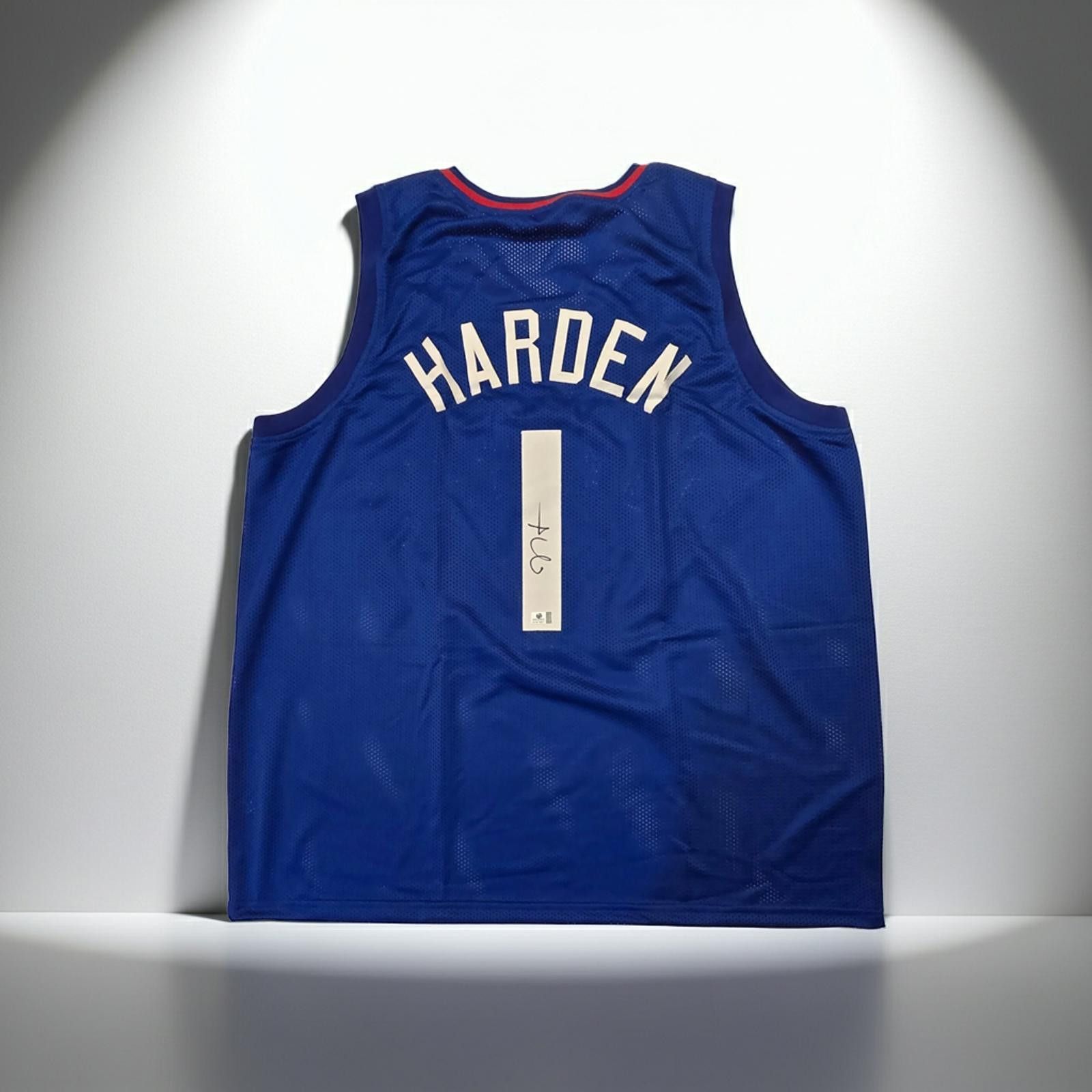 Other James Harden Clippers Autographed Basketball Jersey coa (XL) Size ONE SIZE - 1 Thumbnail