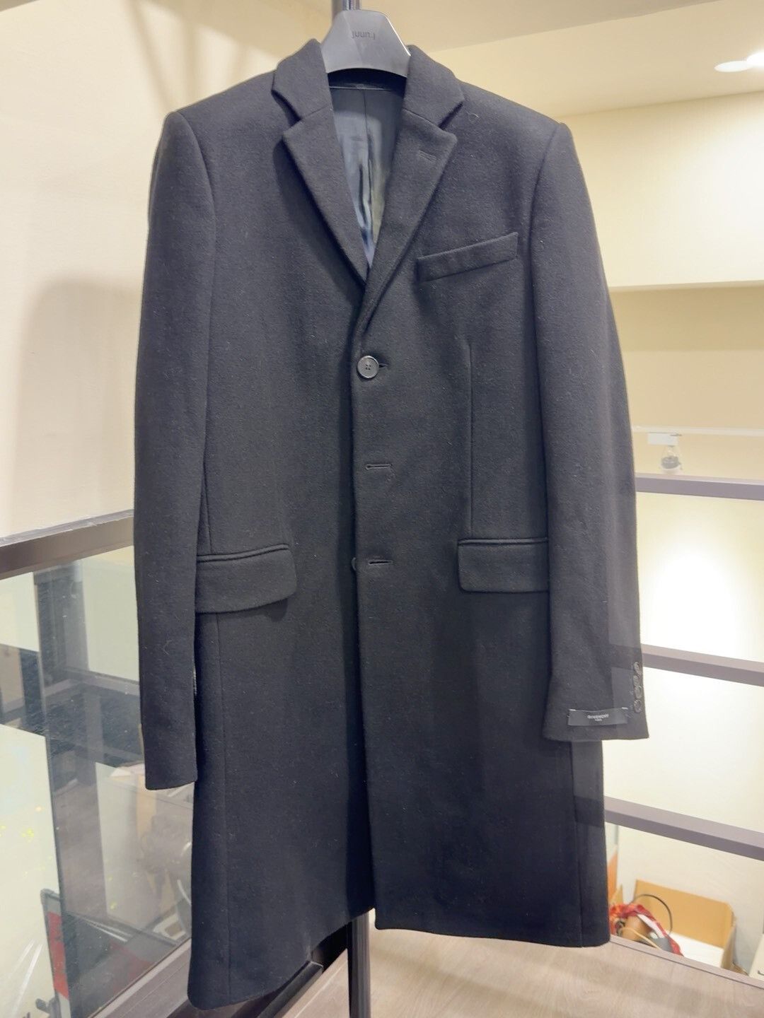 Givenchy Givenchy Black Mid-Length Coat Size US M / EU 48-50 / 2 - 1 Thumbnail