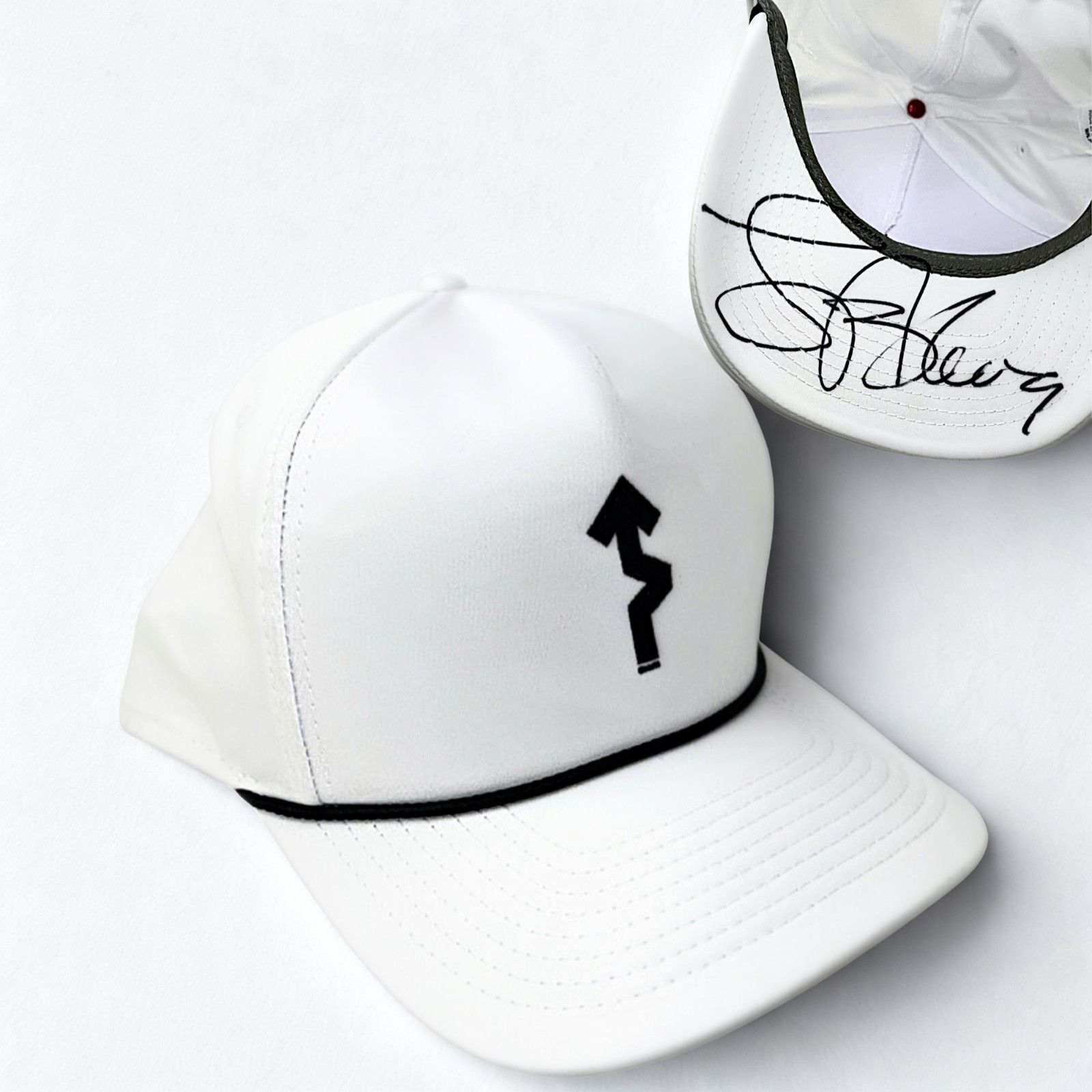 Imperial WEDU White FNS Rope Cap Lance Armstrong Signed RARE Size ONE SIZE - 2 Thumbnail