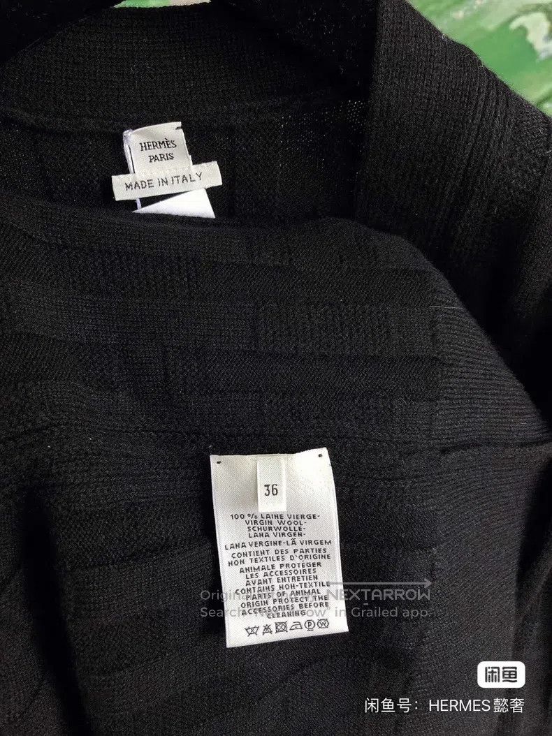 Hermes Hermes Black cardigan Size XS / US 0-2 / IT 36-38 - 4 Thumbnail