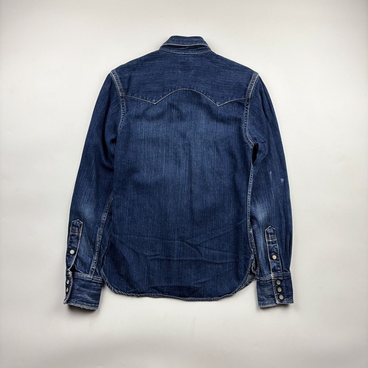The Flat Head The Flat Head Sawtooth Western Denim Shirt Size US XS / EU 42 / 0 - 2 Thumbnail
