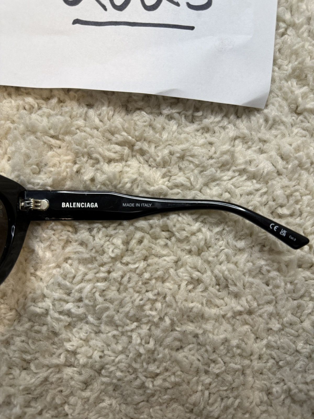 Balenciaga Balenciaga Round Cat Sunglasses Size ONE SIZE - 4 Thumbnail