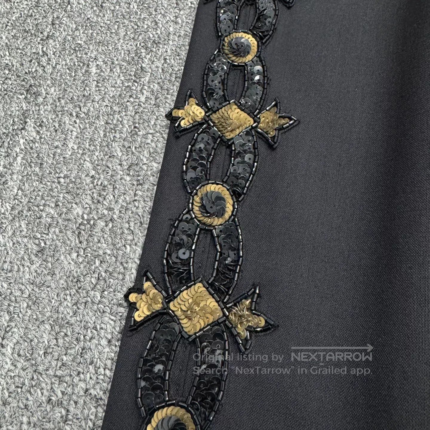 Dolce & Gabbana DG Show Sequin Wool Casual Pants. Size US 32 / EU 48 - 2 Thumbnail