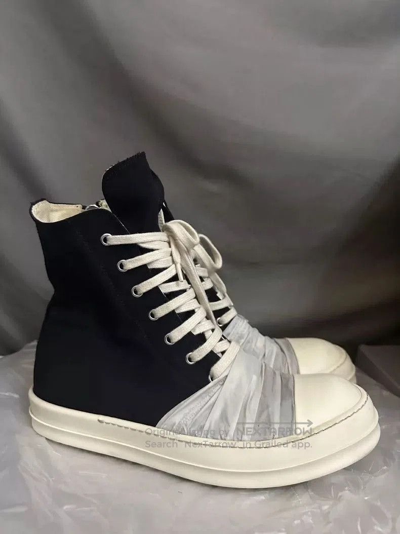 Rick Owens Rick Owens White Strap Converse High Tops. Size US 8 / EU 41 - 3 Thumbnail