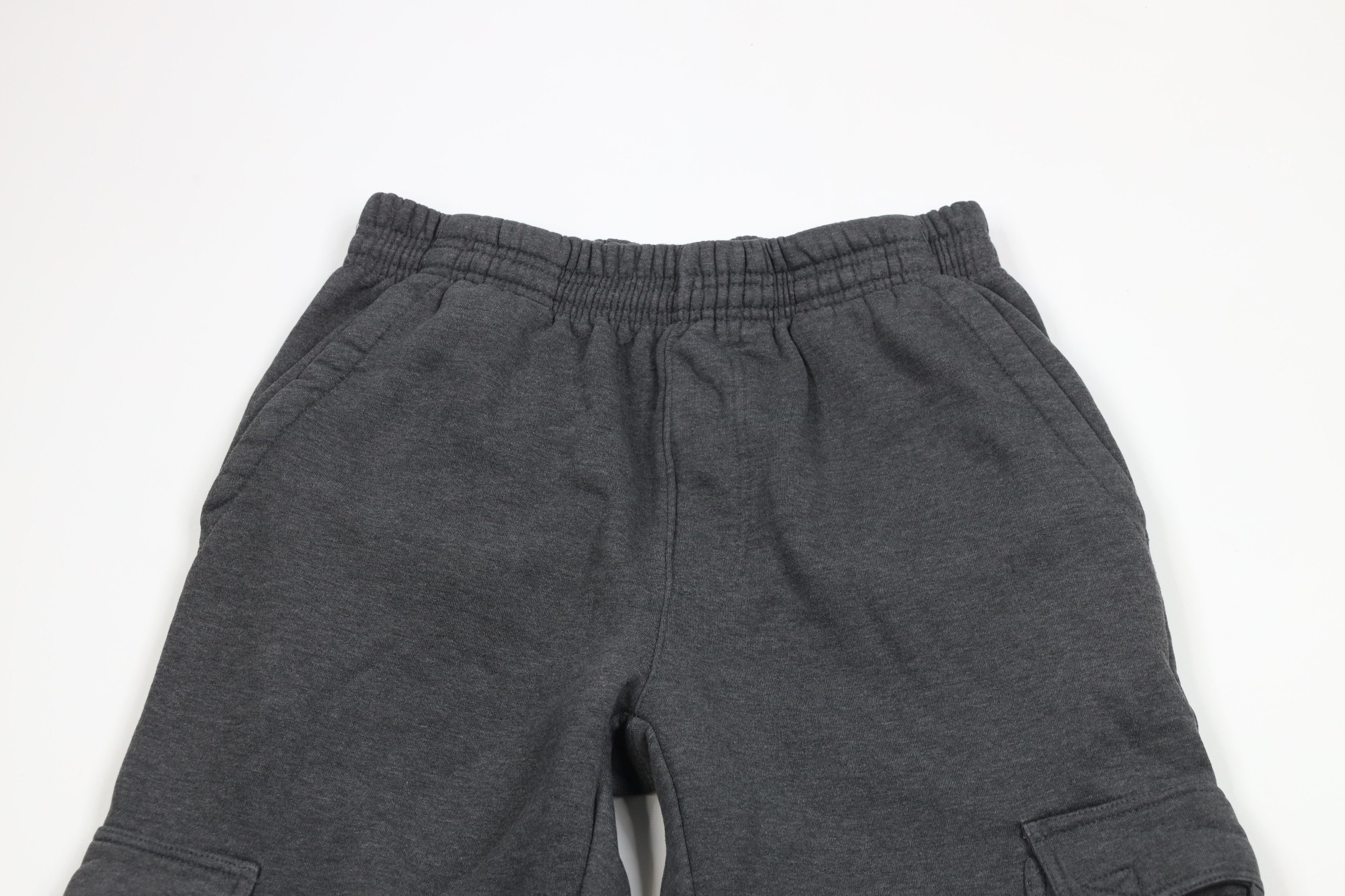 Vintage Vintage 90s Y2K Streetwear Heavy Wide Leg Cargo Sweatpants Size US 36 / EU 52 - 2 Thumbnail