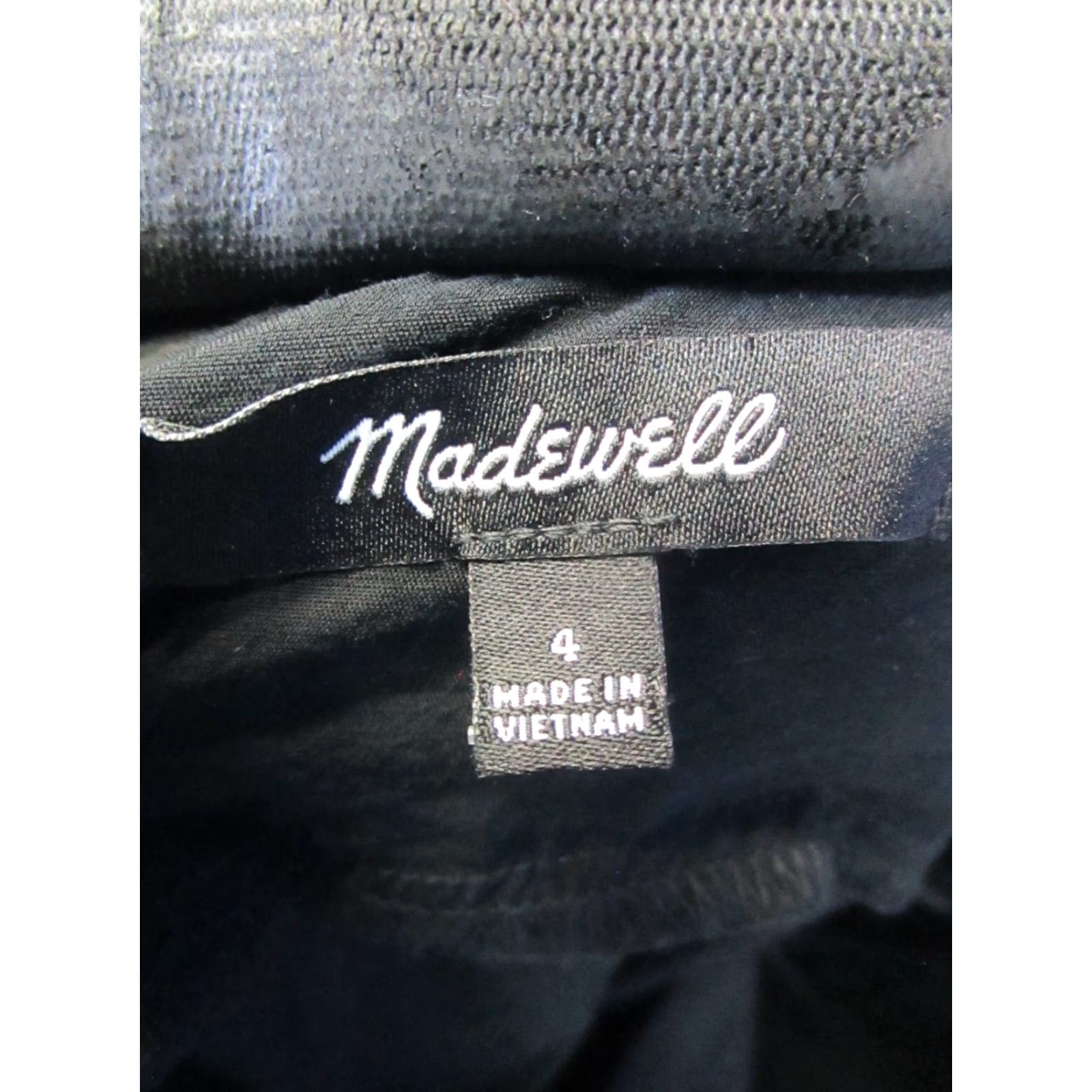 Madewell VINTAGE Madewell Dress Womens 4 Black Size S / US 4 / IT 40 - 4 Thumbnail