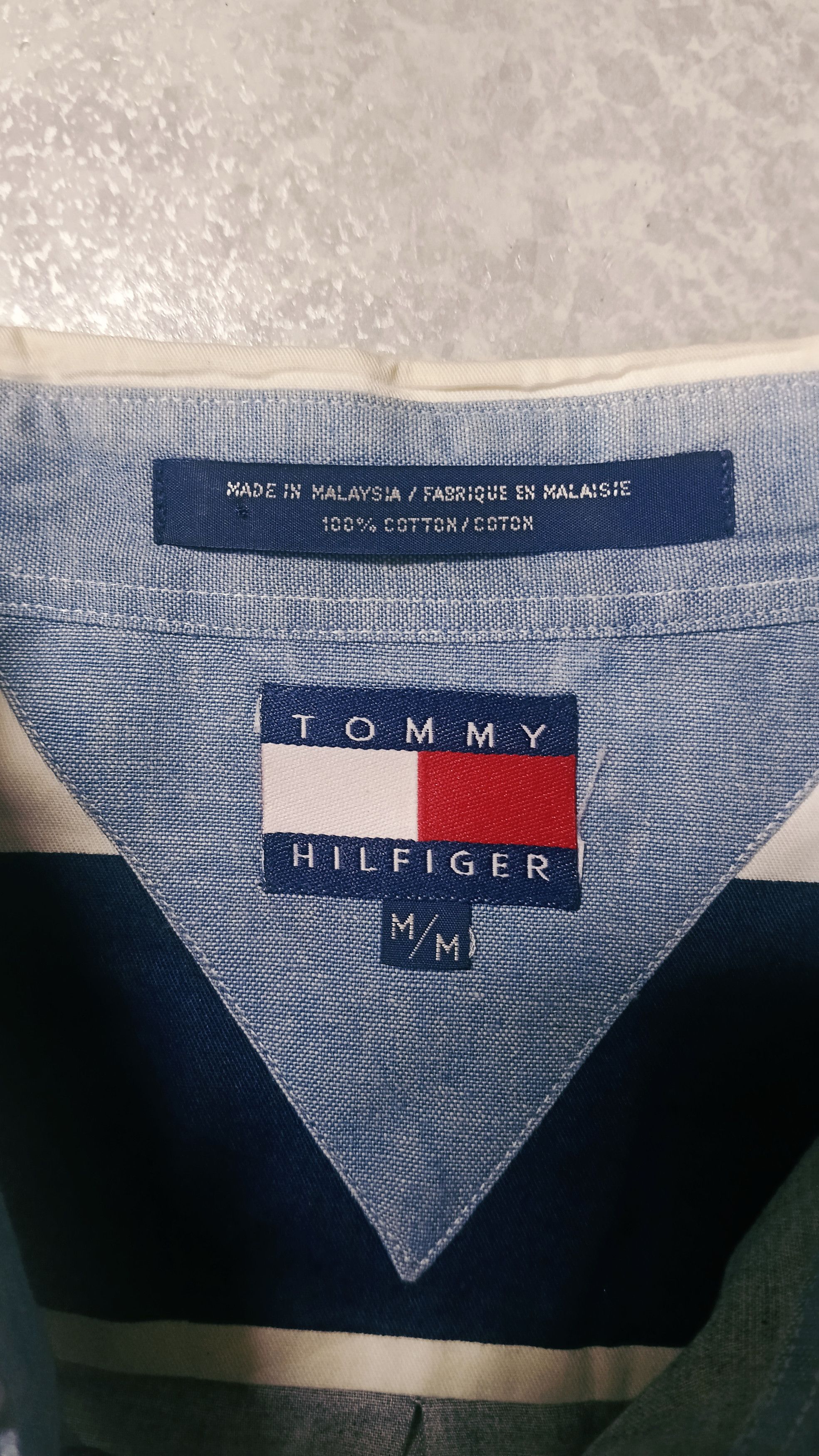 Tommy Hilfiger × Vintage Vintage Tommy Hilfiger Long Sleeve Button Up Shirt Size US M / EU 48-50 / 2 - 4 Thumbnail