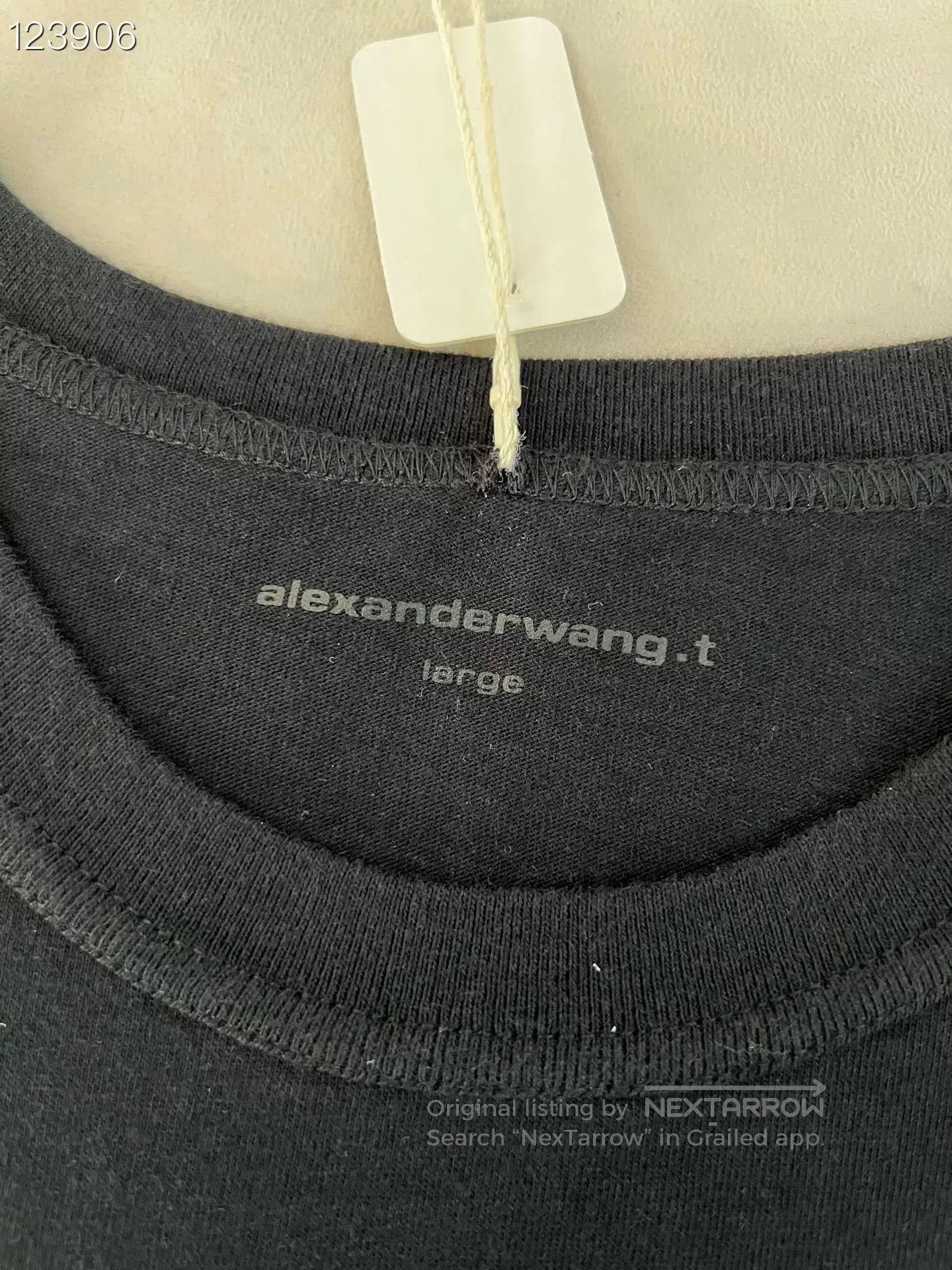 King Alexander Wang Slim Small Logo Black T. Size L / US 10 / IT 46 - 3 Thumbnail