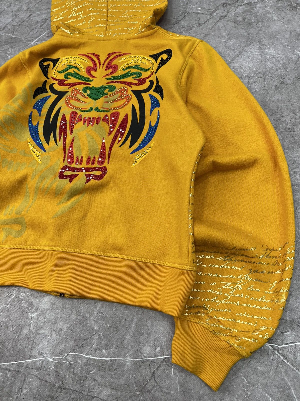 Christian Audigier × Ed Hardy × Vintage Vintage Ed Hardy Christian Audigier Style Hoodie Size US M / EU 48-50 / 2 - 14 Thumbnail