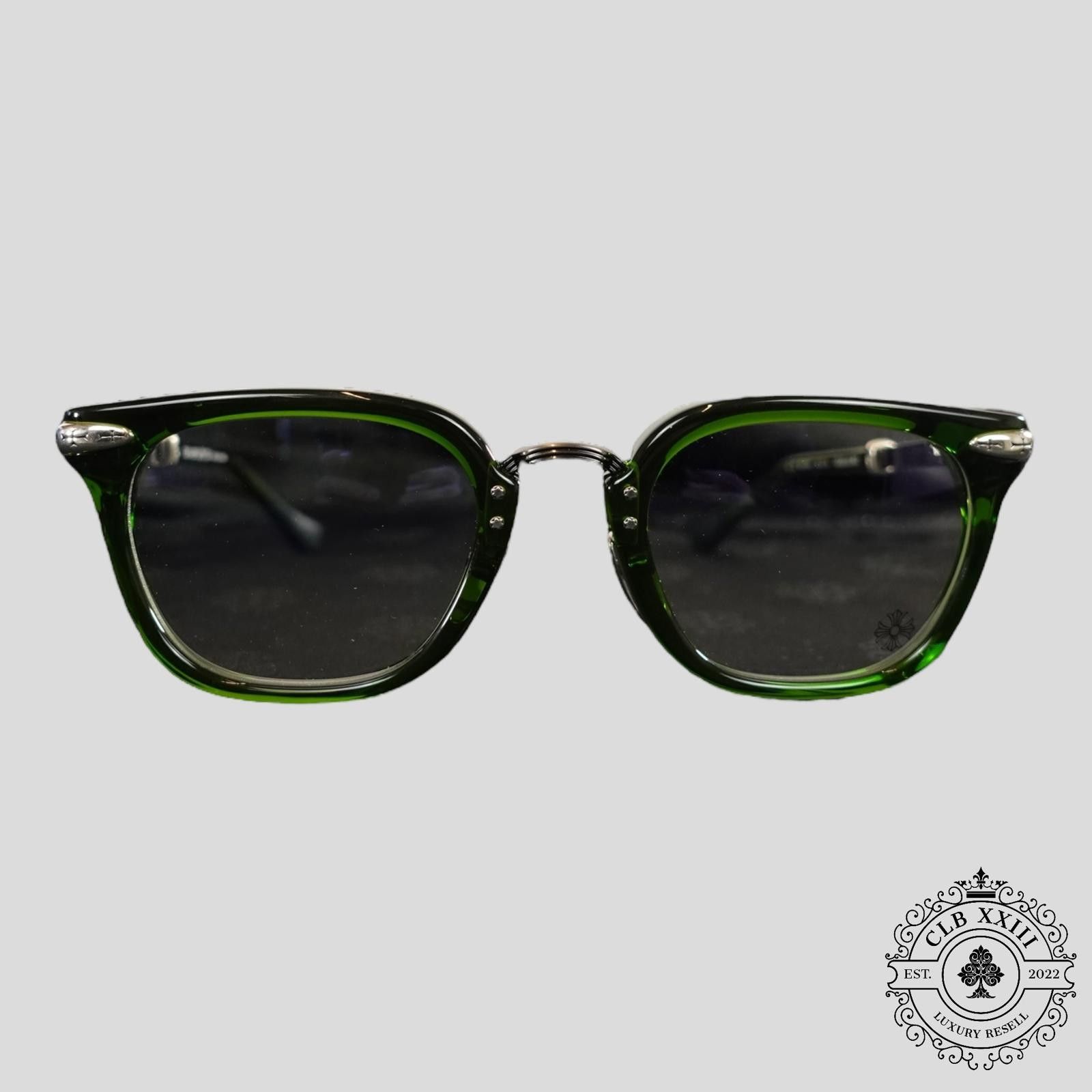 Chrome Hearts Chrome Hearts Tittansluvr Glasses in Green Size ONE SIZE - 2 Thumbnail