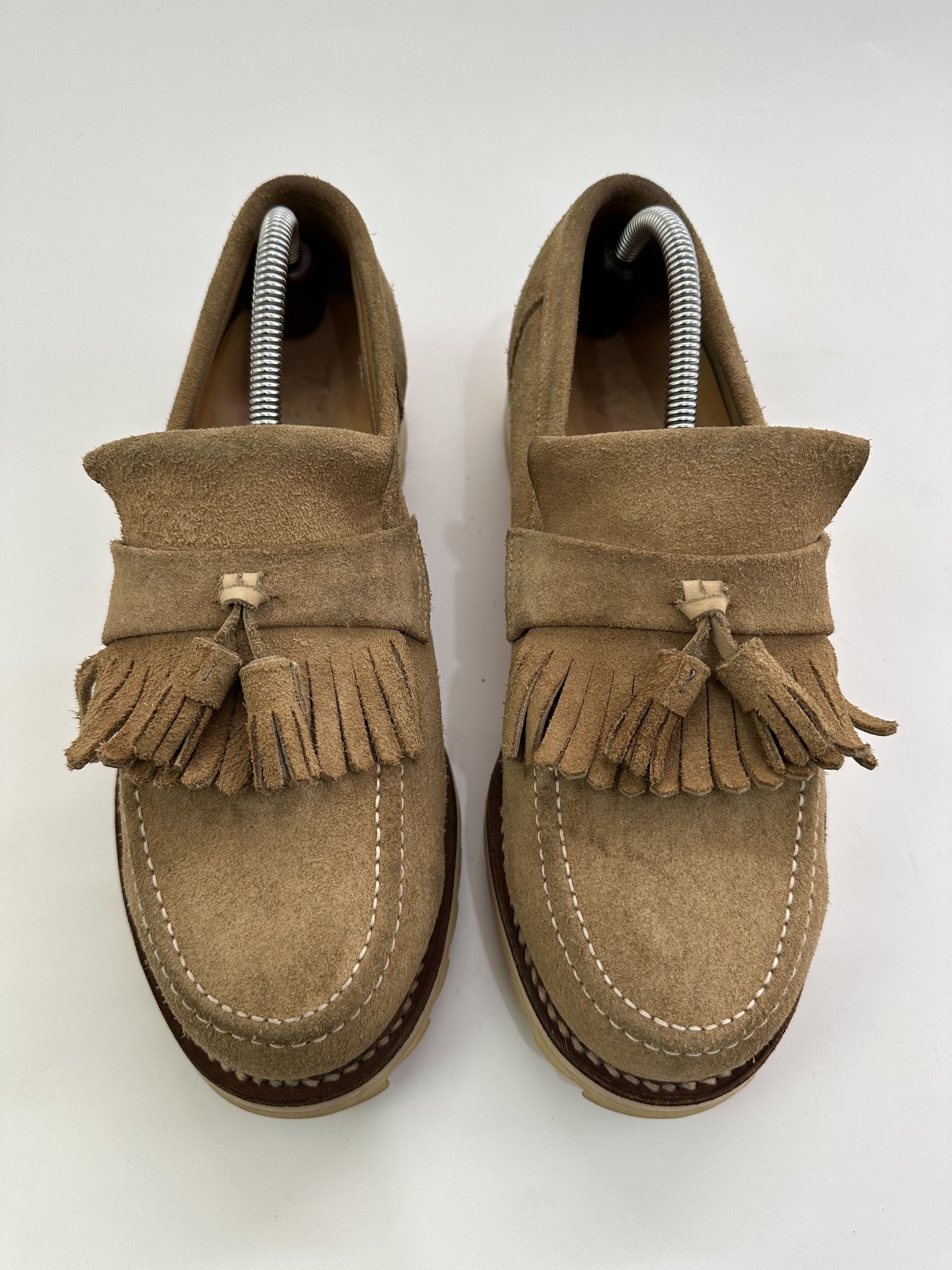 Bape A Bathing Ape Brown Suede Made in Japan Tassel Loafer Size 8 Size US 8 / EU 41 - 2 Thumbnail