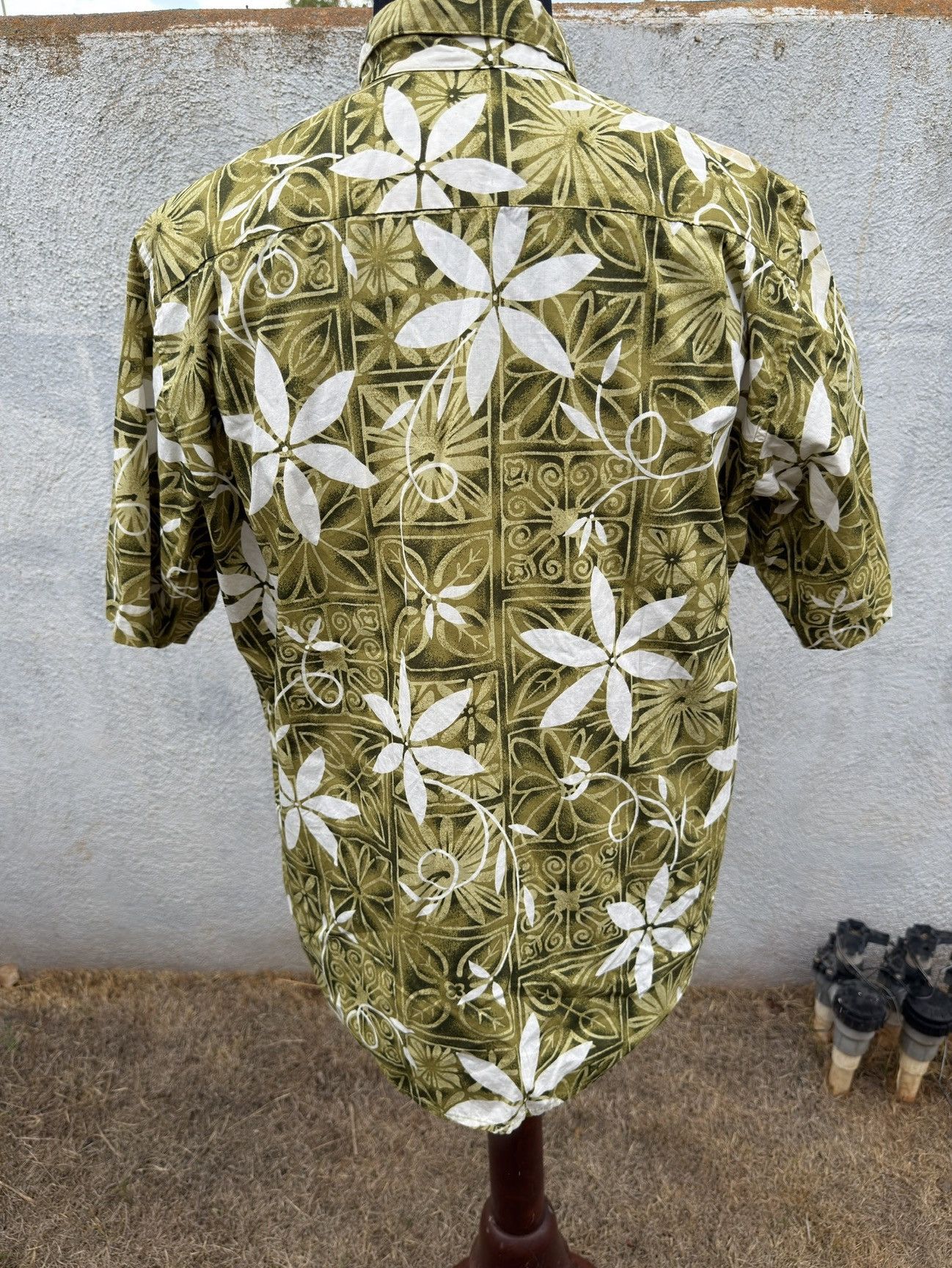 Reyn Spooner RARE Reyn Spooner Elvis Presley Hawaiian Green Floral Men L Size US L / EU 52-54 / 3 - 2 Thumbnail
