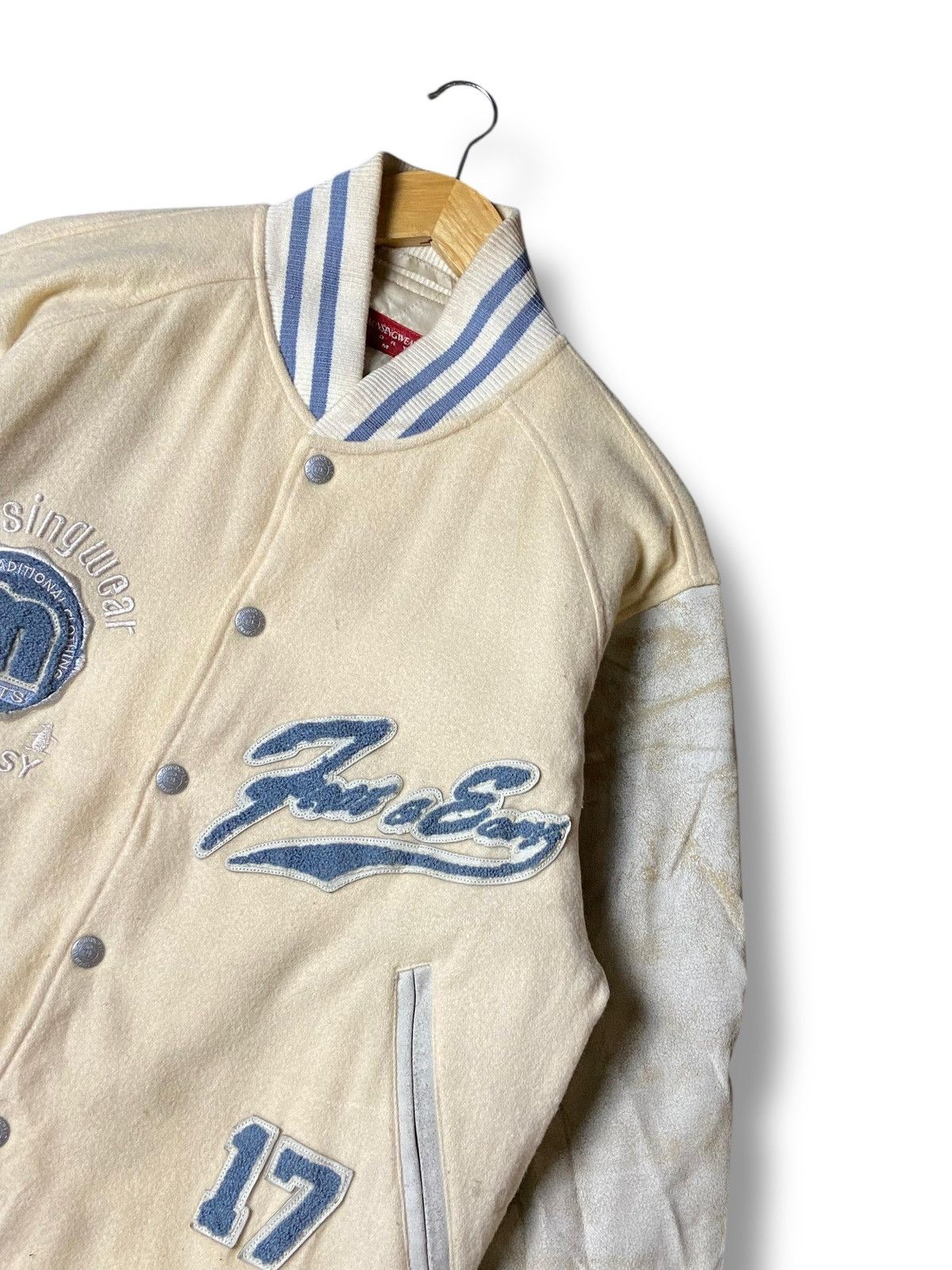 Japanese Brand × Vintage MUNSINGWEAR SPORTS Brand Varsity Jacket (121) Size US M / EU 48-50 / 2 - 8 Thumbnail