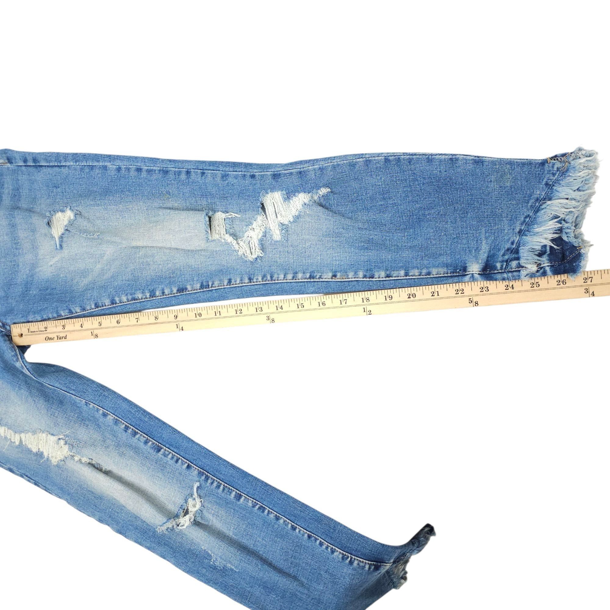 Kancan USA KanCan Nala Mid Rise Ankle Skinny Jeans Women 7/27 Distresse Size 28" / US 6 / IT 42 - 5 Thumbnail