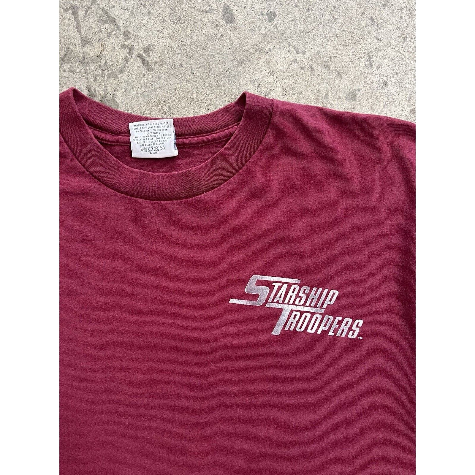 Vintage Vintage Starship Troopers Movie Promo T Shirt XL 90s Size US XL / EU 56 / 4 - 3 Thumbnail