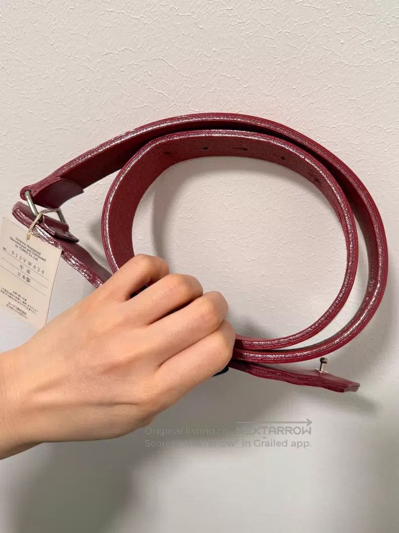 Vivienne Westwood Vivienne Westwood Vintage Rare Saturn Leather Belt, Genuin Size ONE SIZE - 7 Thumbnail