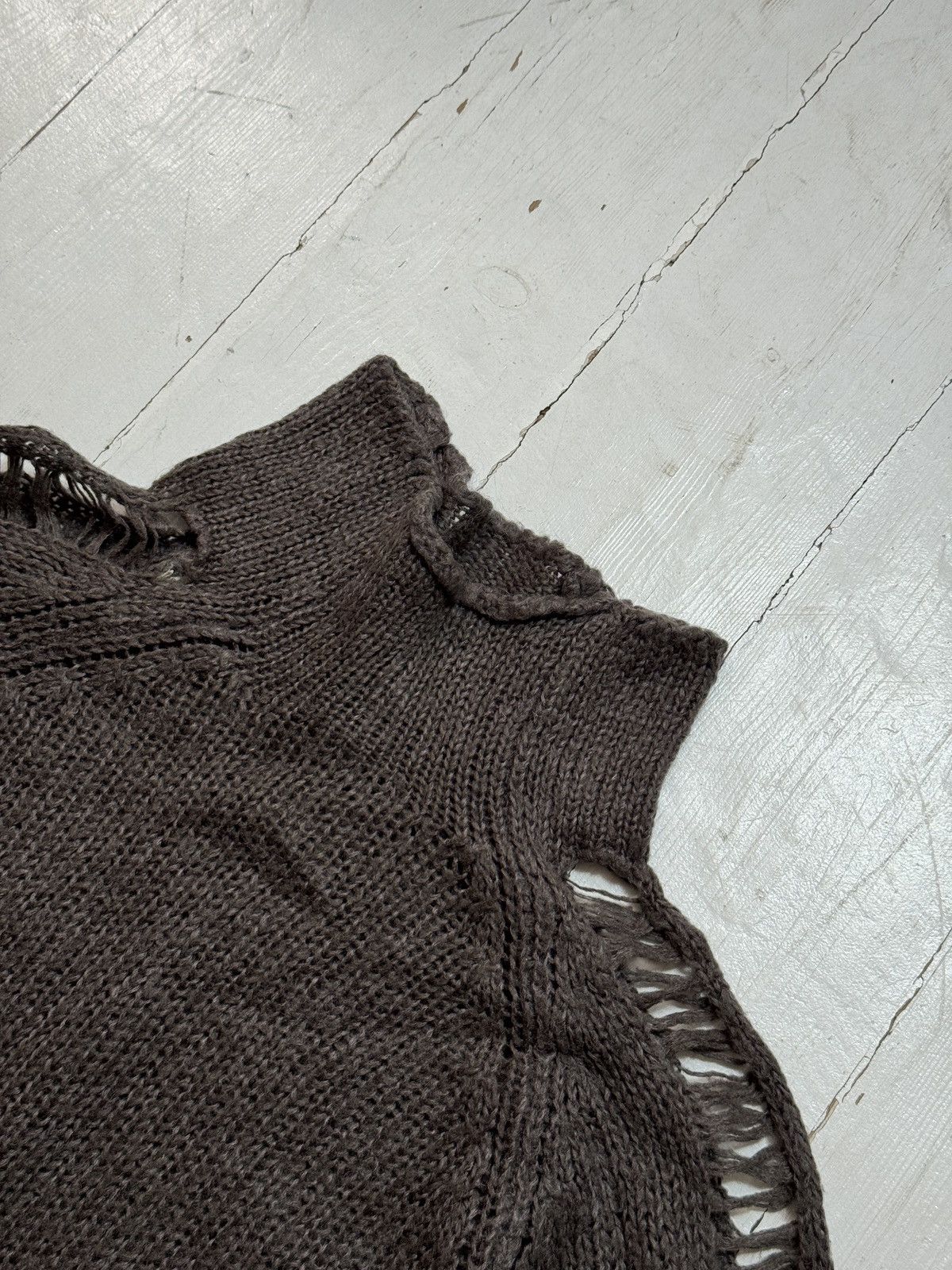 Sisley VINTAGE SISLEY 2000s KNITTED MESH SWEATER Size S / US 4 / IT 40 - 8 Thumbnail