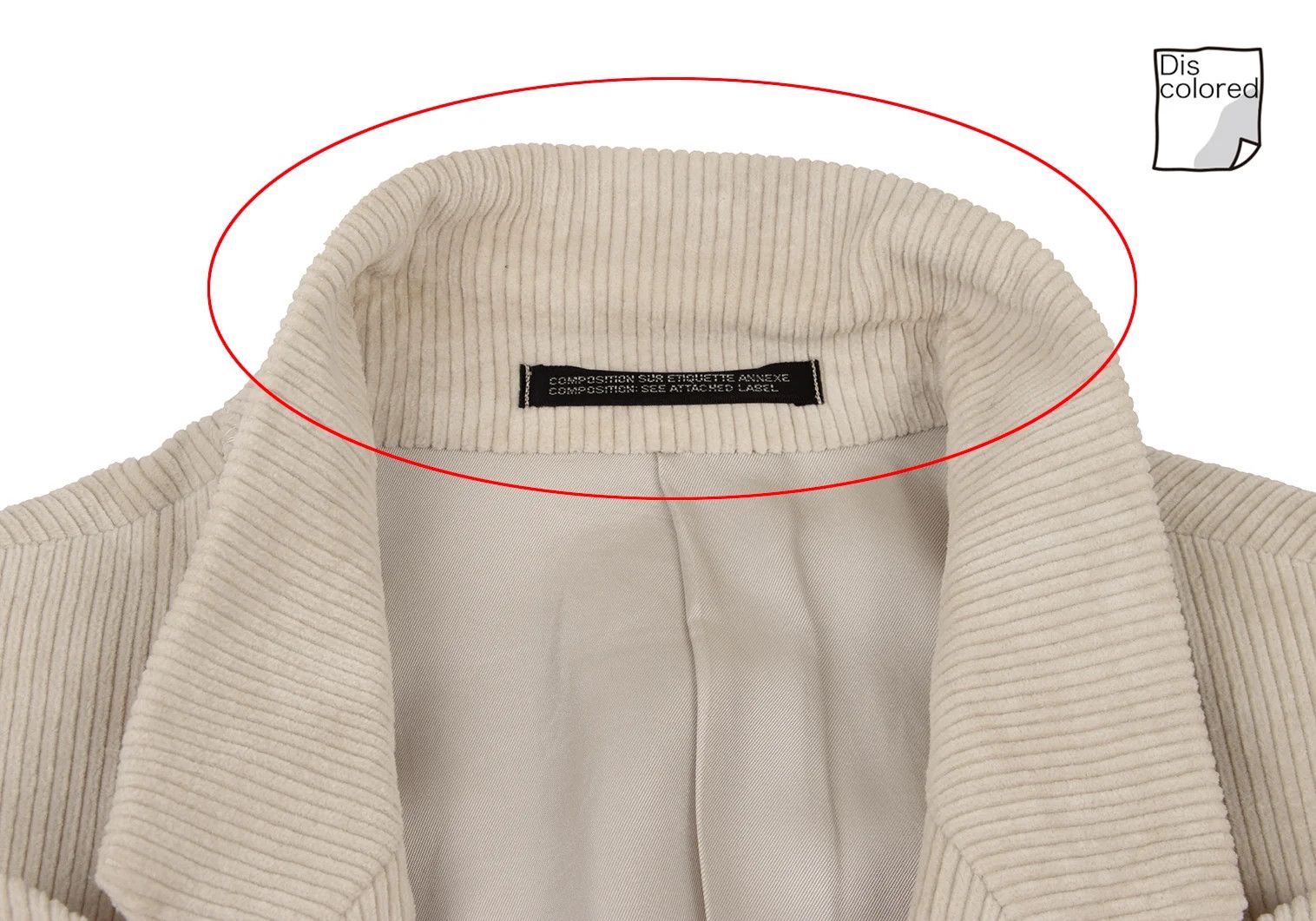 Yohji Yamamoto Yohji Yamamoto Corduroy 3B Jacket Beige M Size US M / EU 48-50 / 2 - 4 Thumbnail