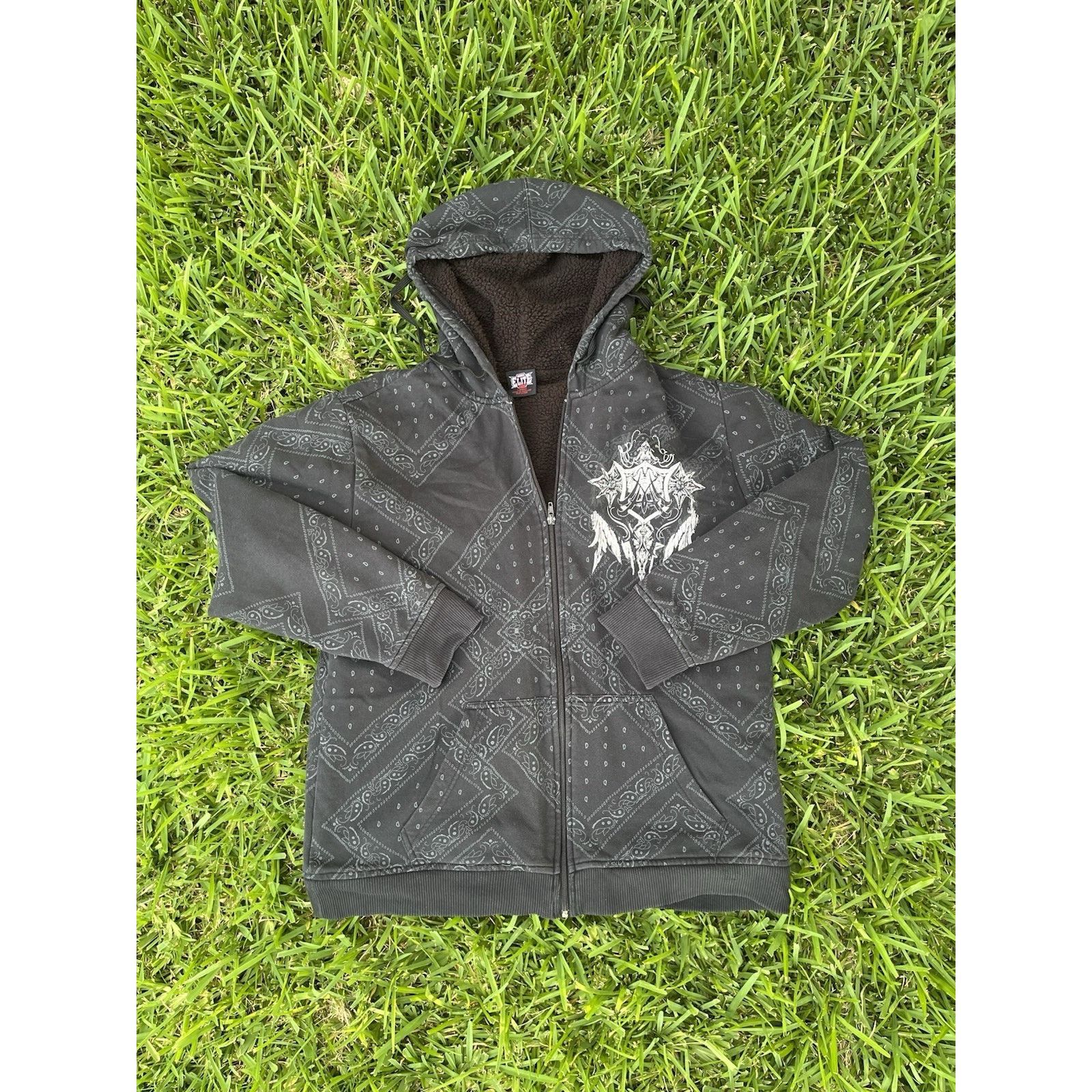 Affliction Vintage MMA Elite Hoodie Mens Black Y2K Emo Sweatshirt Size US L / EU 52-54 / 3 - 1 Thumbnail