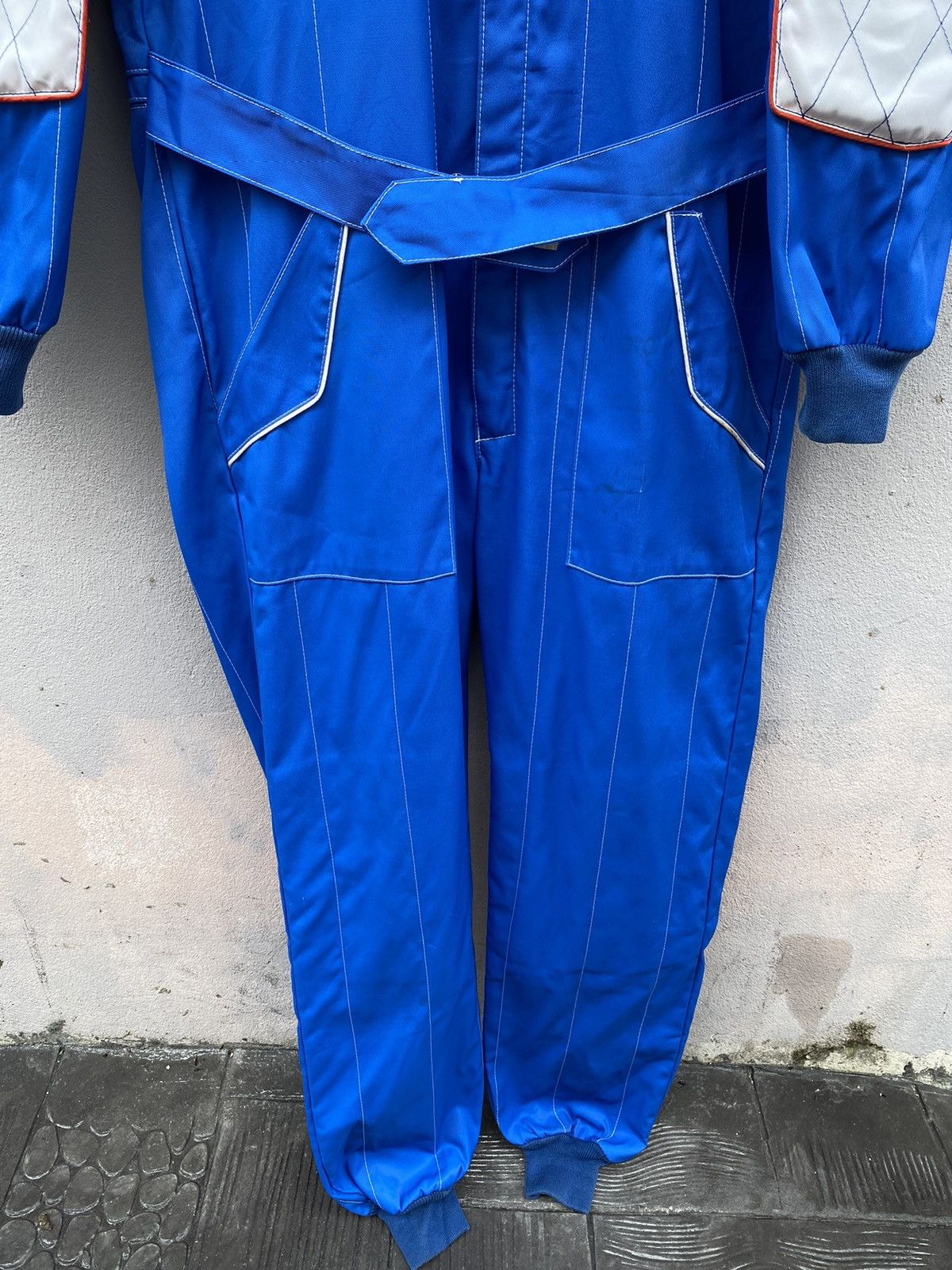 Vintage 🔥RARE🔥 Vintage SPARCO Racing Kart Suit Royal Blue/White Size US 36 / EU 52 - 9 Thumbnail